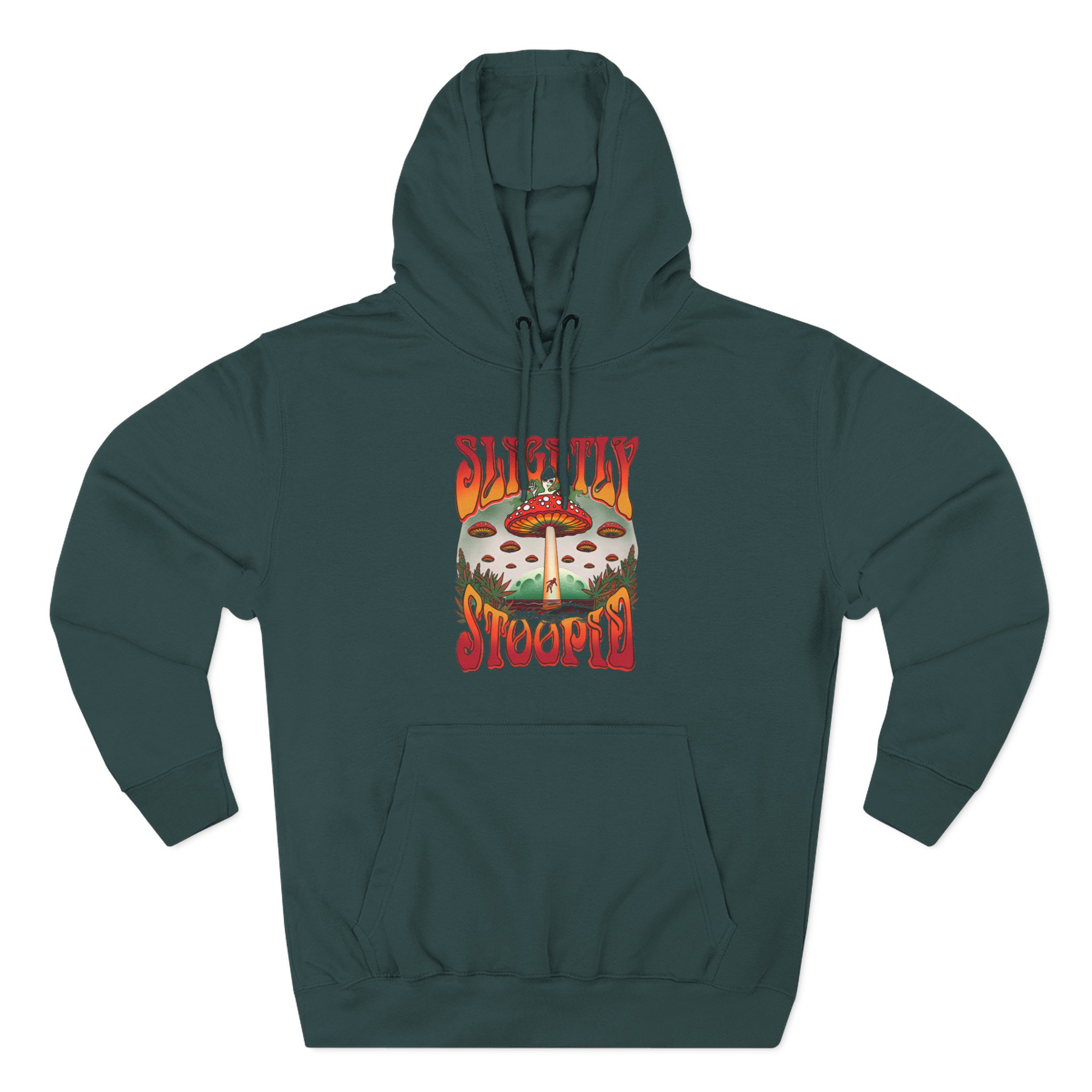 Slightly Stoopid Mushroom Ufo Three-Panel Fleece Hoodie