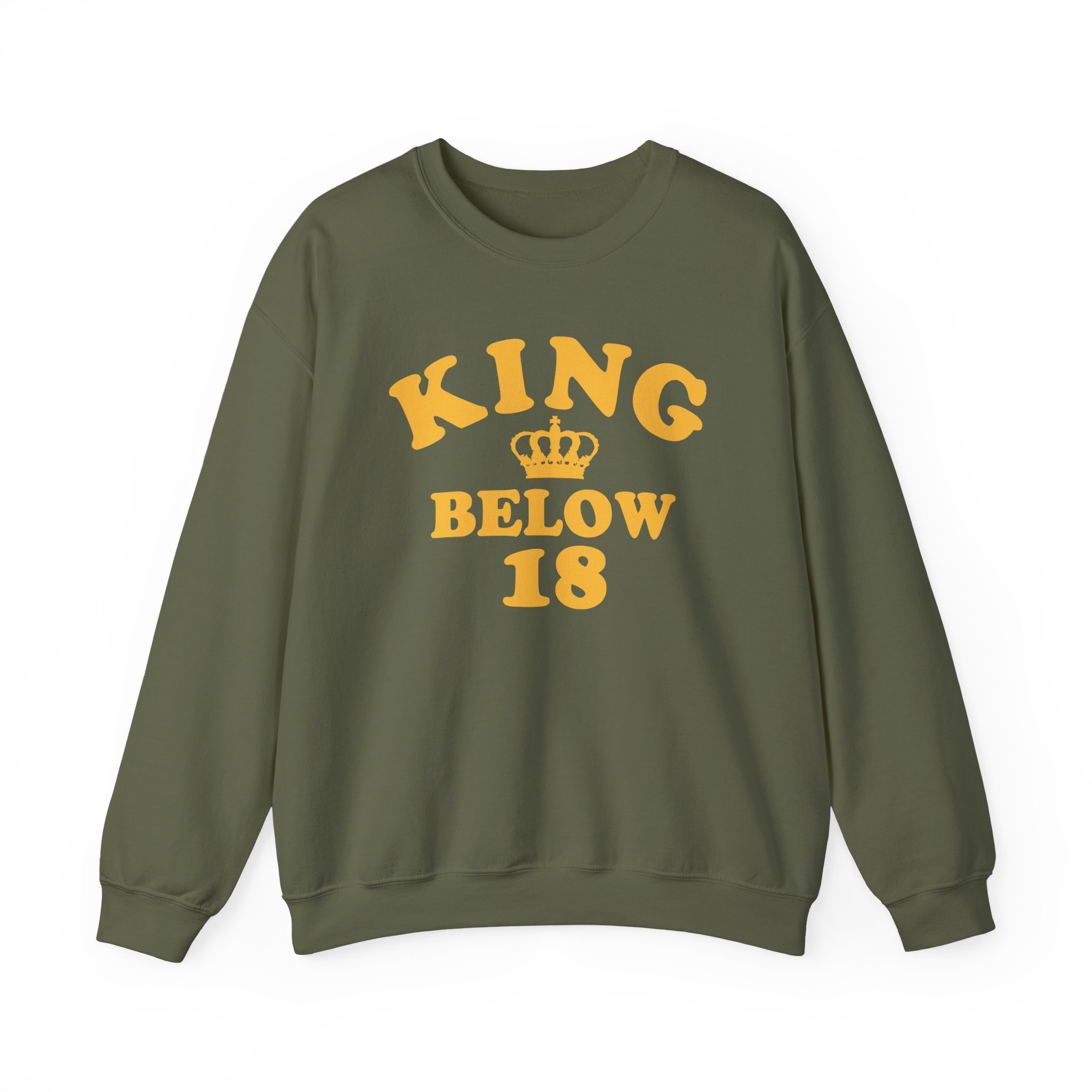 Ymh King Below 18 Toddler Unisex Heavy Blendâ„¢ Crewneck Sweatshirt