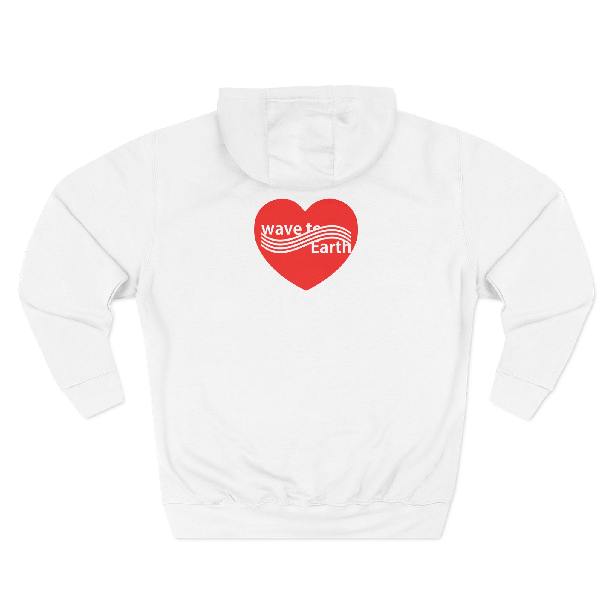 Wave to Earth Three-Panel Fleece Hoodie