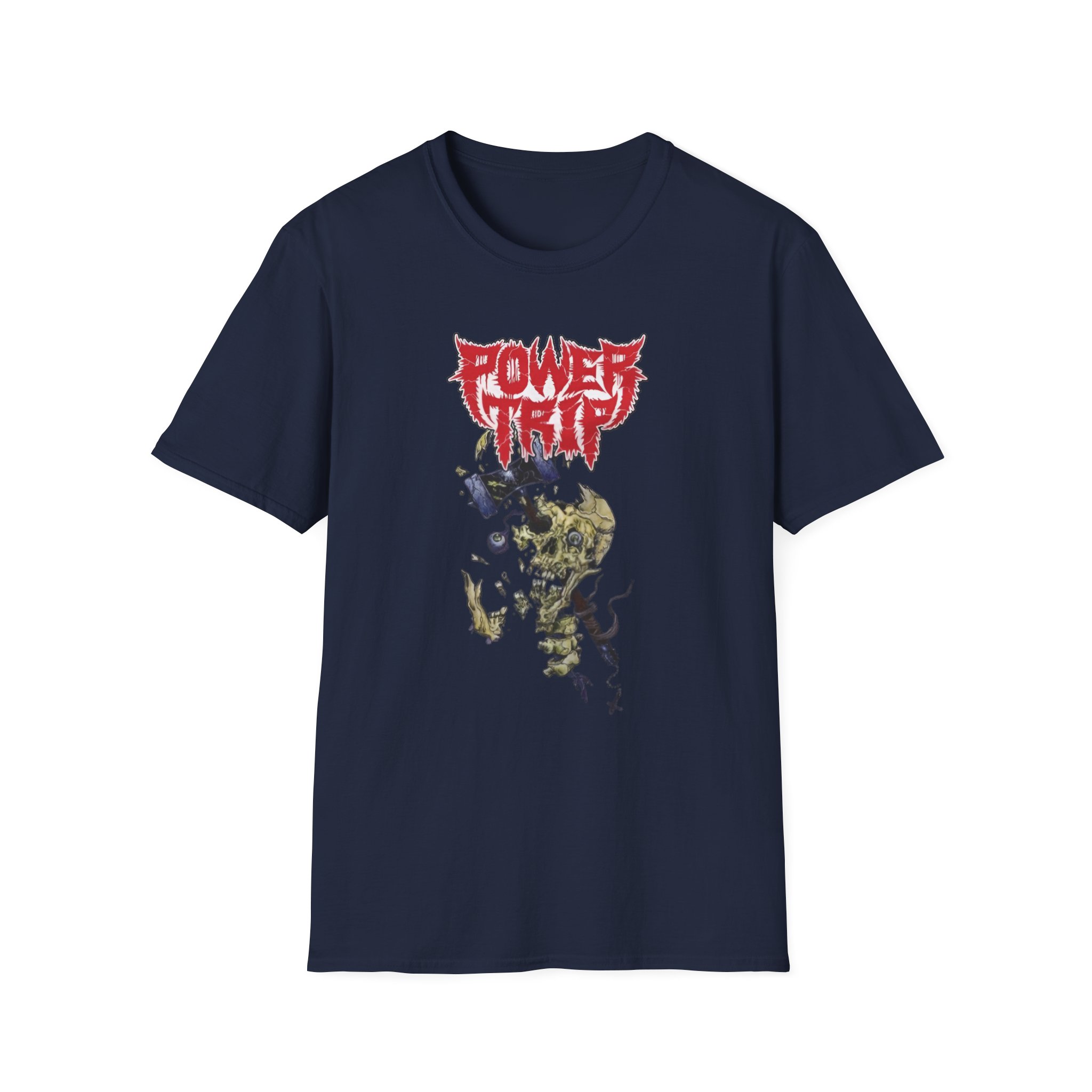 Power Trip Hammer Skull Unisex Softstyle T-Shirt