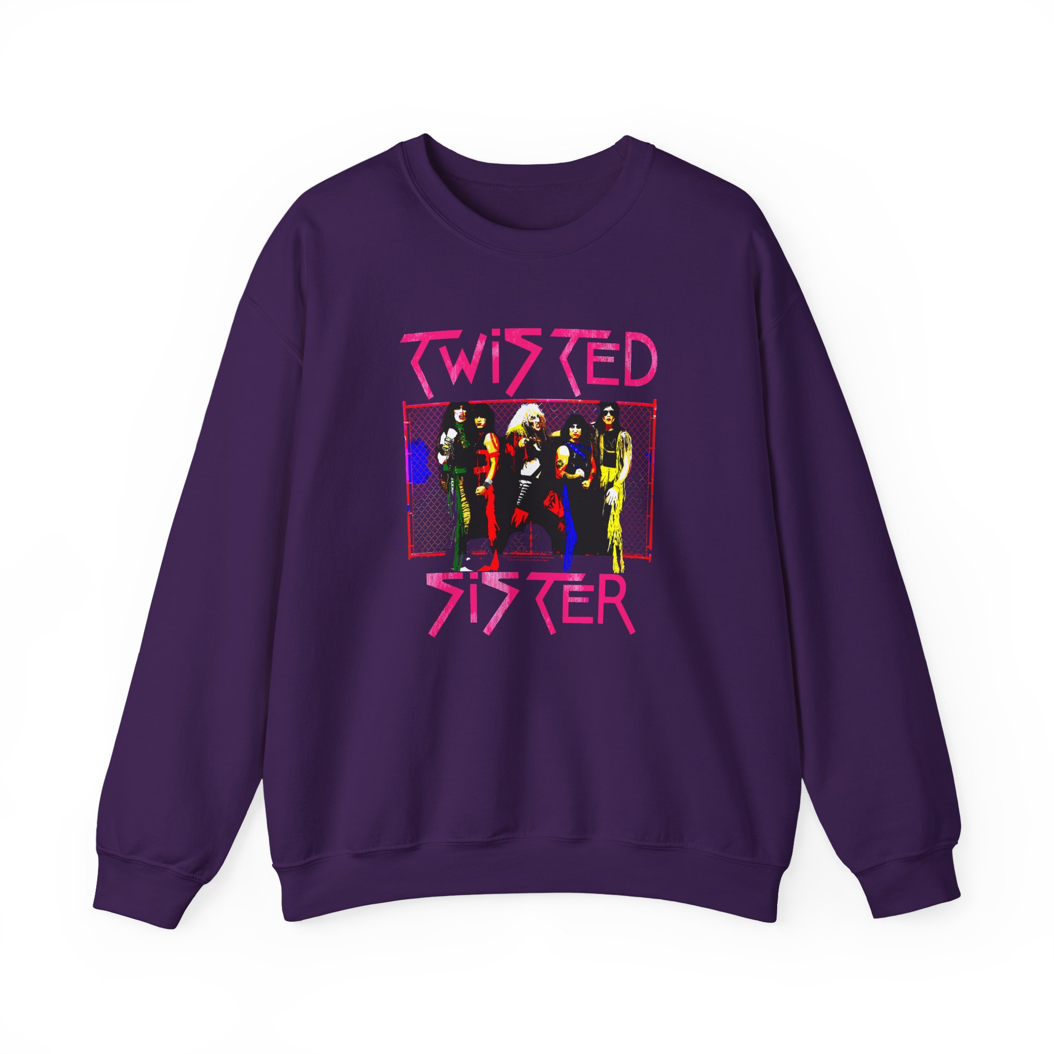 Vintage Group Photo Twisted Sister Unisex Heavy Blendâ„¢ Crewneck Sweatshirt