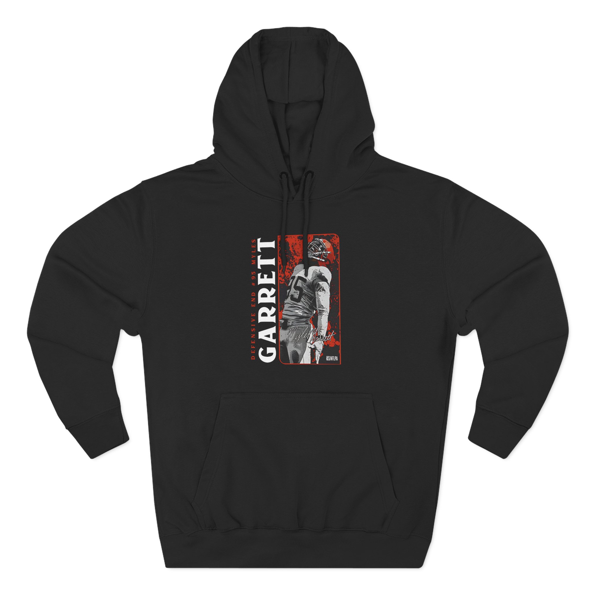 Myles Garrett Three-Panel Fleece Hoodie