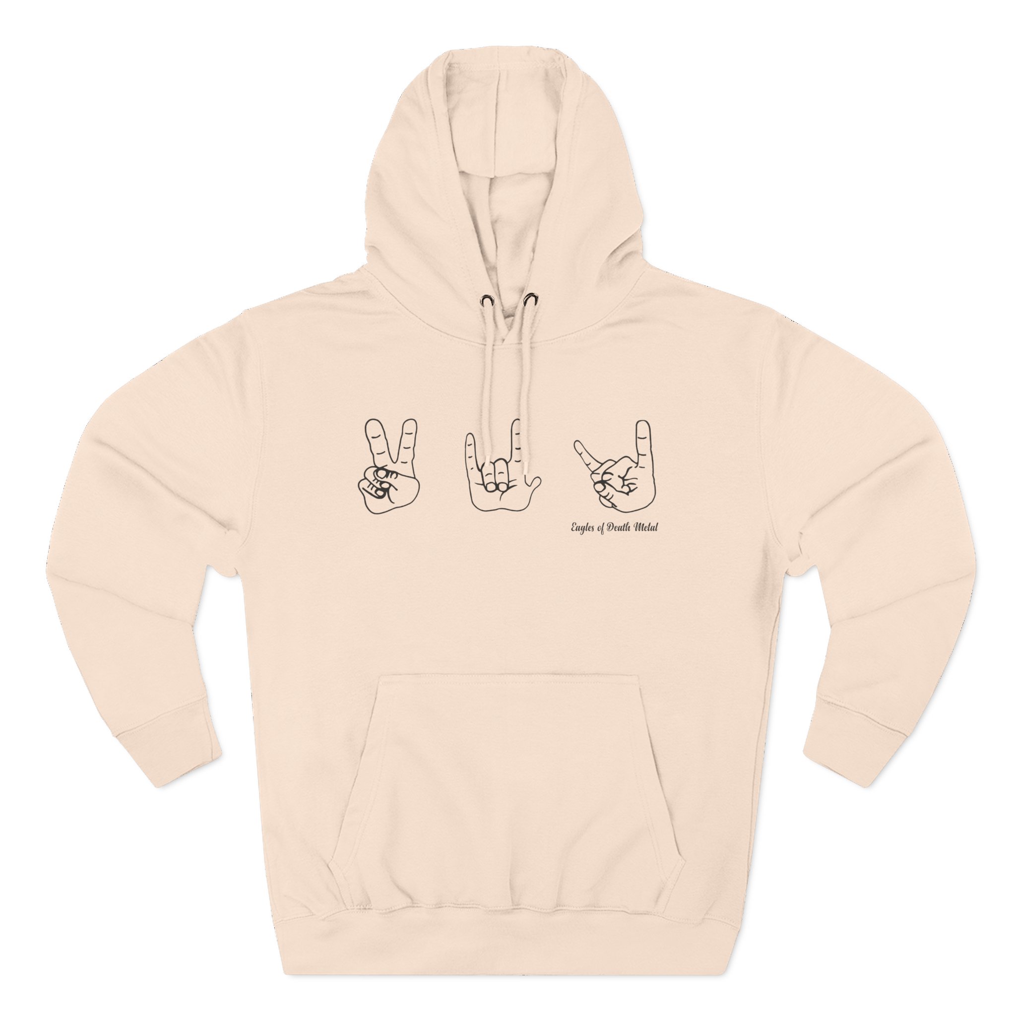 Eagles of Death Metal Peace Love Three-Panel Fleece Hoodie