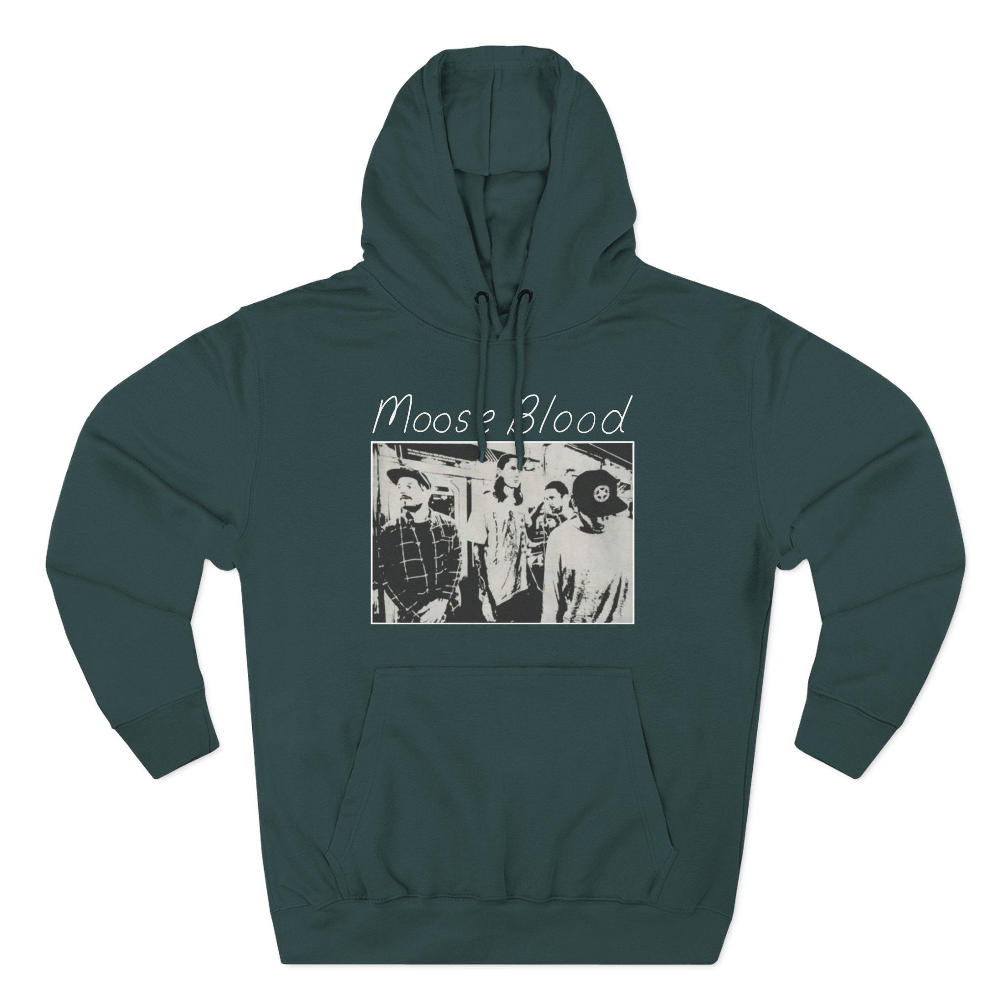 Moose Blood Subway Three-Panel Fleece Hoodie