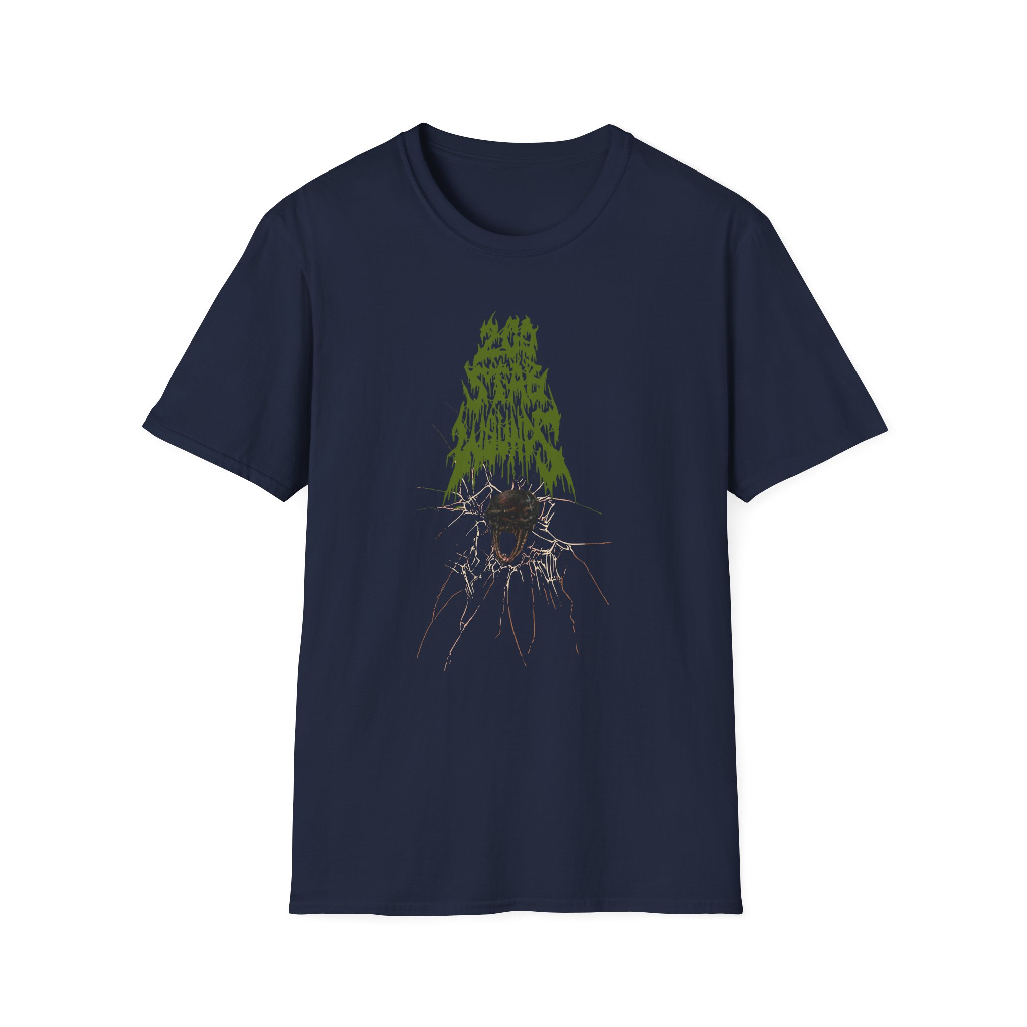 200 Stab Wounds Spider Skull Unisex Softstyle T-Shirt