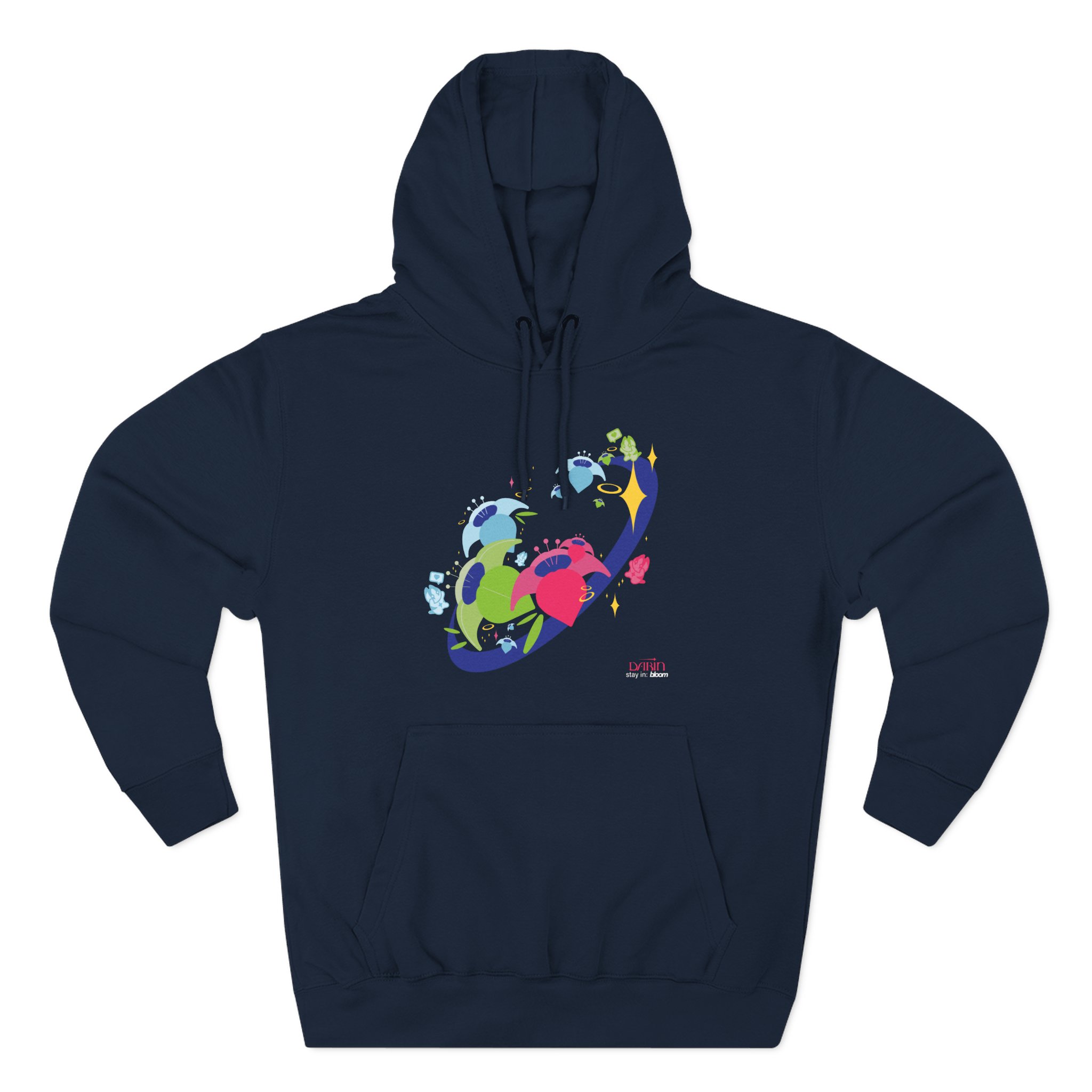 Dabin Stay in Bloom Pigment Dyed Three-Panel Fleece Hoodie