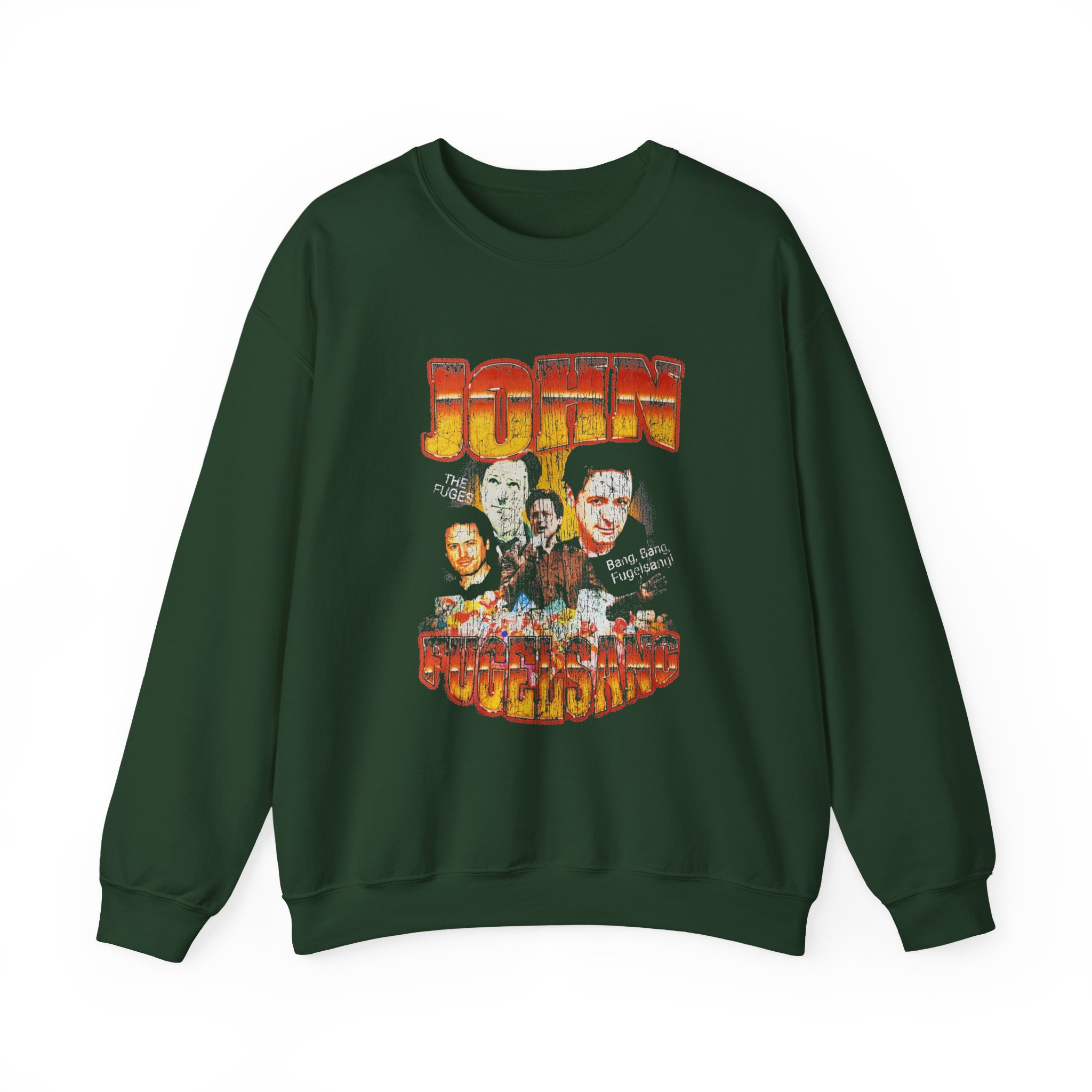 Fugees John Fugelsang From Sirius Xm the Bonfire Distressed Unisex Heavy Blendâ„¢ Crewneck Sweatshirt