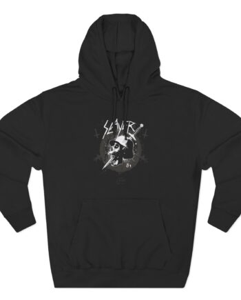 Slayer World Painted Blood Dagger Three-Panel Fleece Hoodie