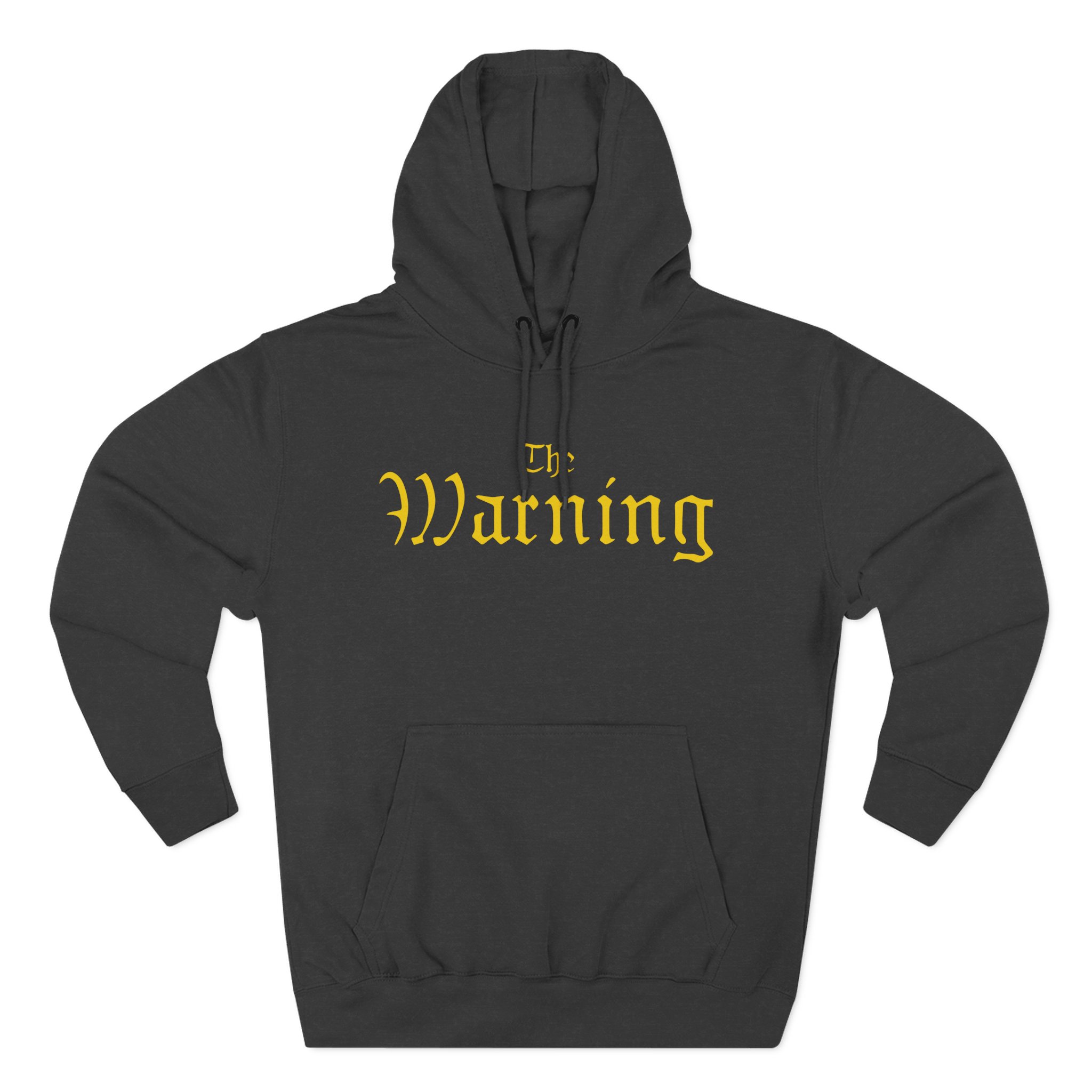 The Warning Gold TW Logo Three-Panel Fleece Hoodie