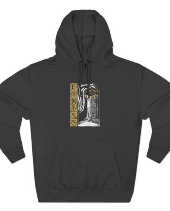 Foxing Castle Three-Panel Fleece Hoodie