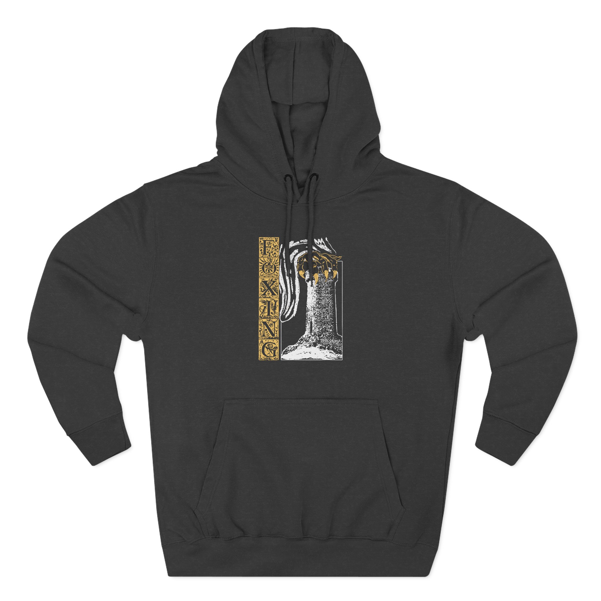 Foxing Castle Three-Panel Fleece Hoodie