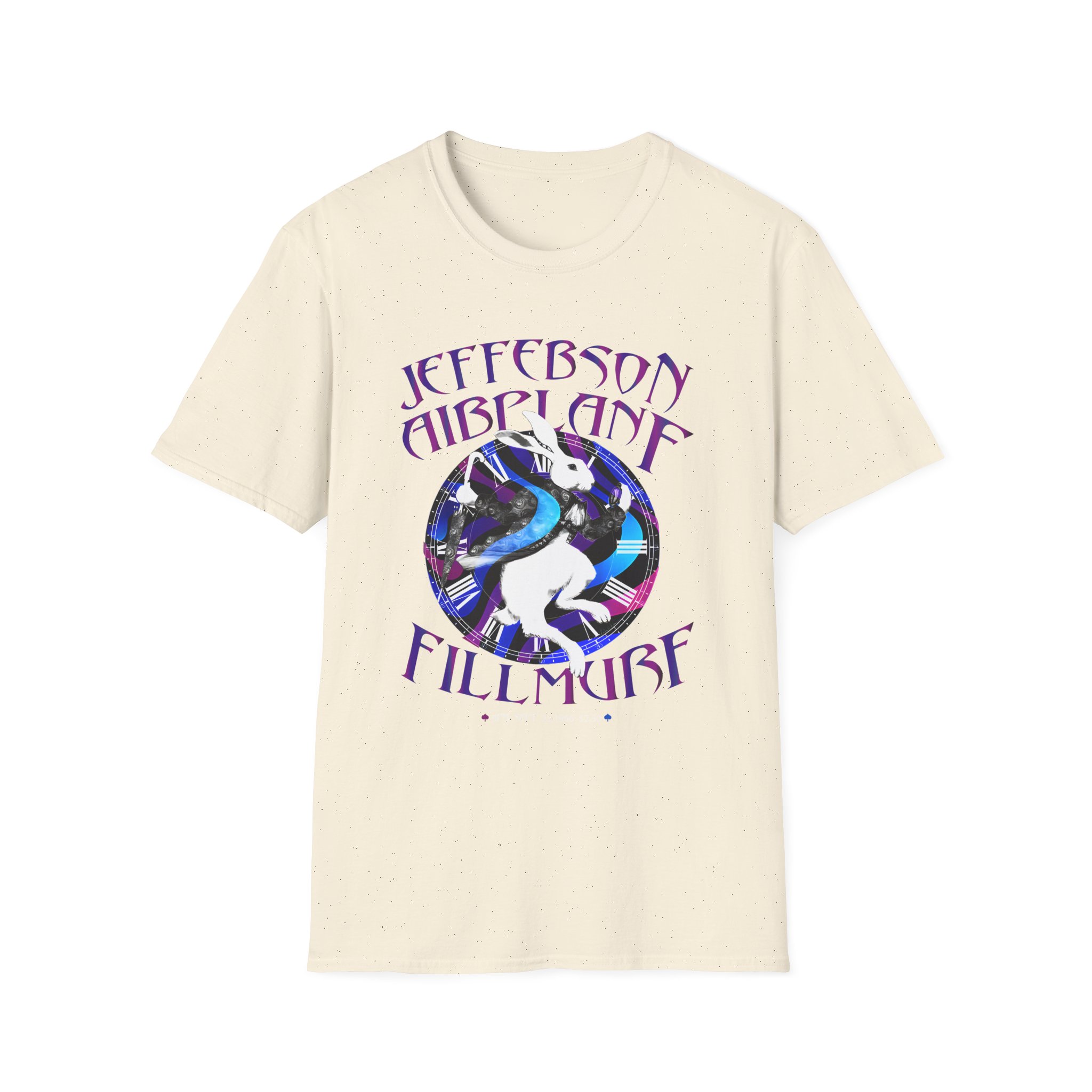 Jefferson Airplane White Rabbit Fillmore Unisex Softstyle T-Shirt