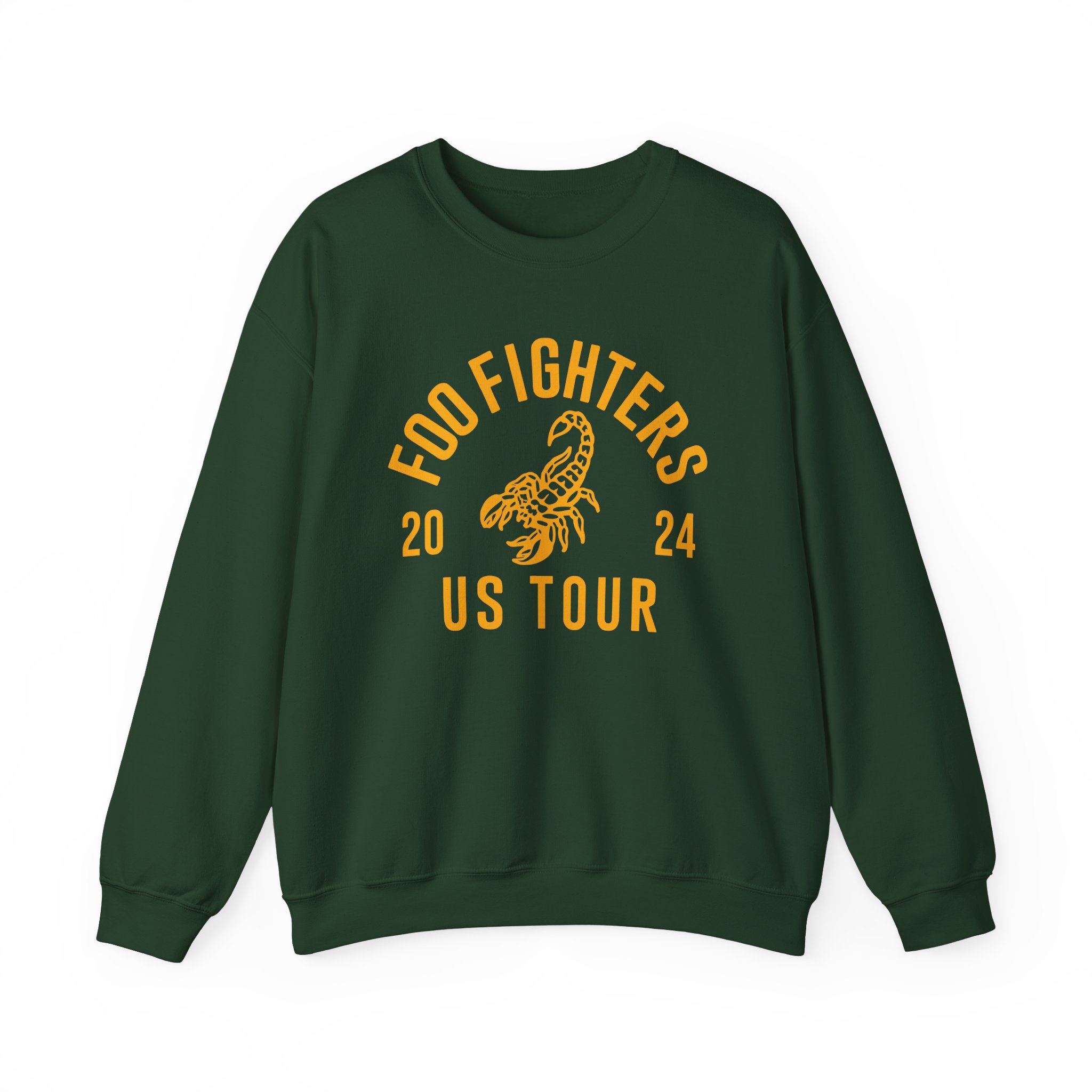 Foo Fighters 2024 Us Tour Unisex Heavy Blendâ„¢ Crewneck Sweatshirt