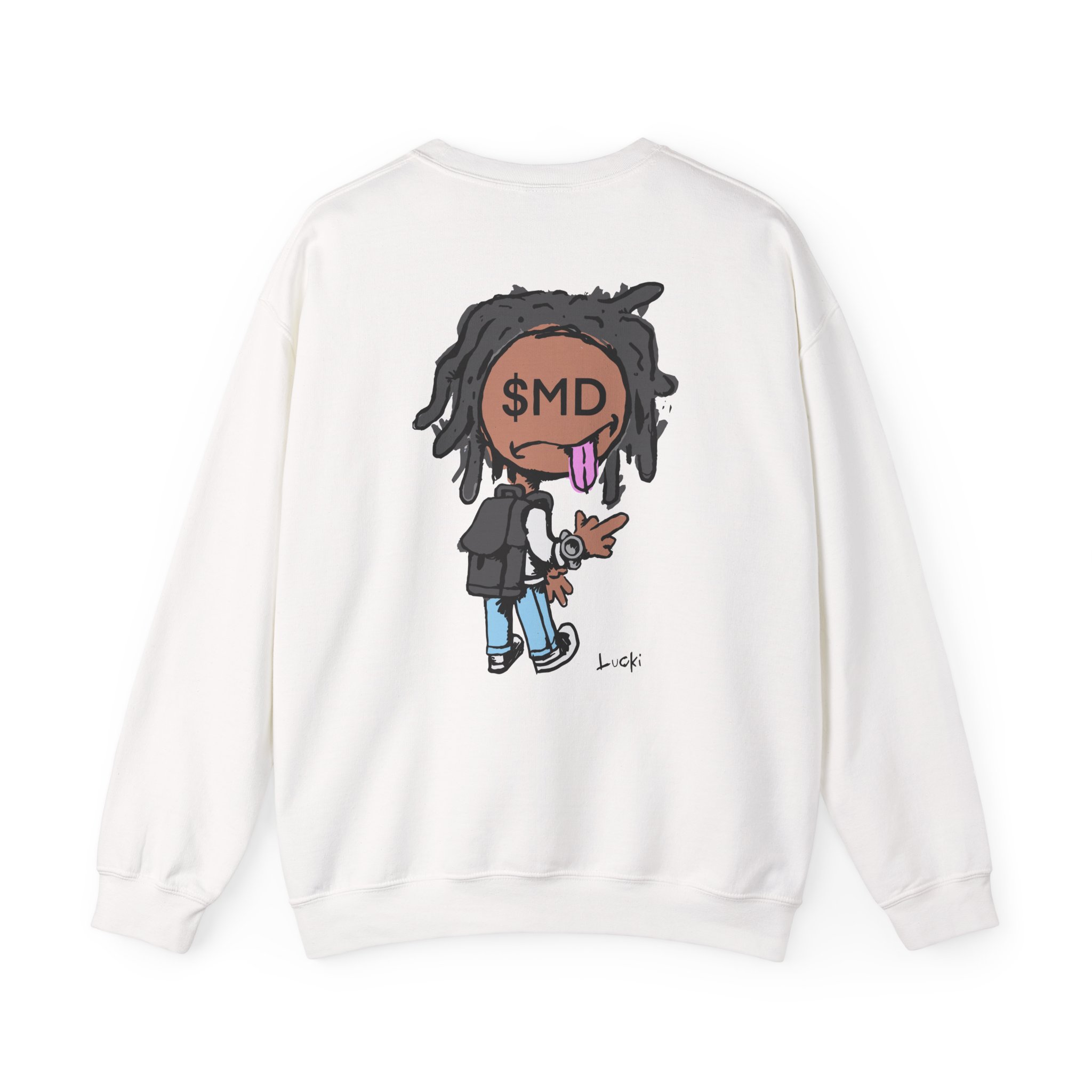 Lucki Flawless Like Me SMD Unisex Heavy Blendâ„¢ Crewneck Sweatshirt