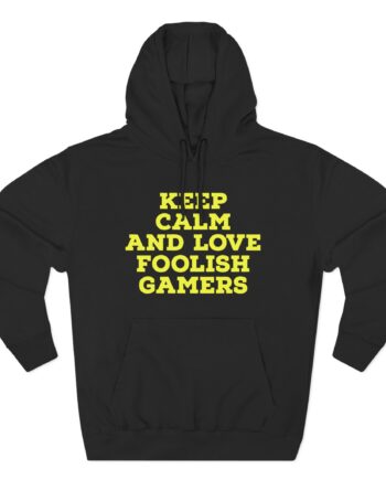 Foolish Gamers Three-Panel Fleece Hoodie