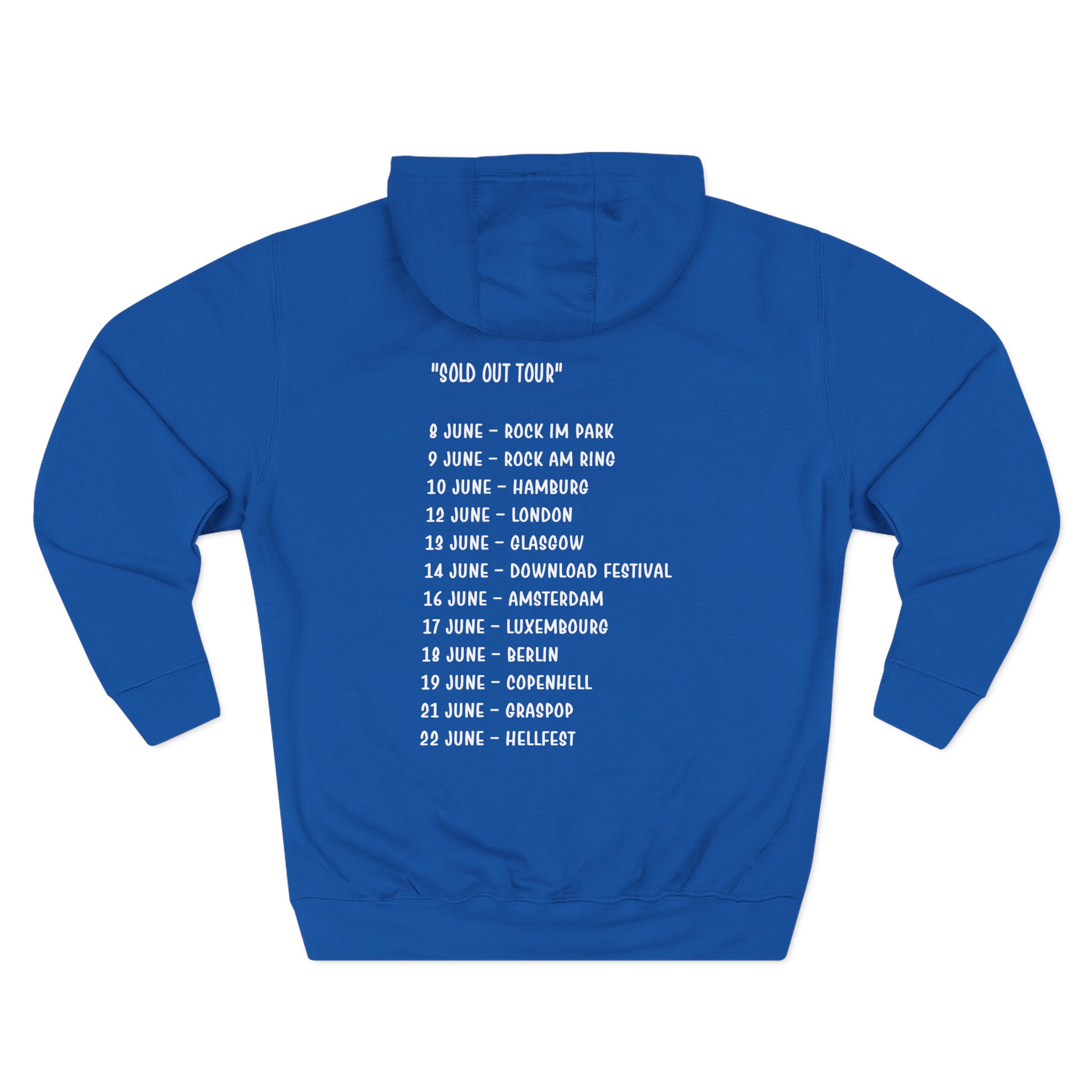 Eagles of Death Metal Sold Out Tour Three-Panel Fleece Hoodie