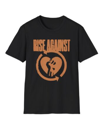 Rise Against Blurred Heartfist Unisex Softstyle T-Shirt