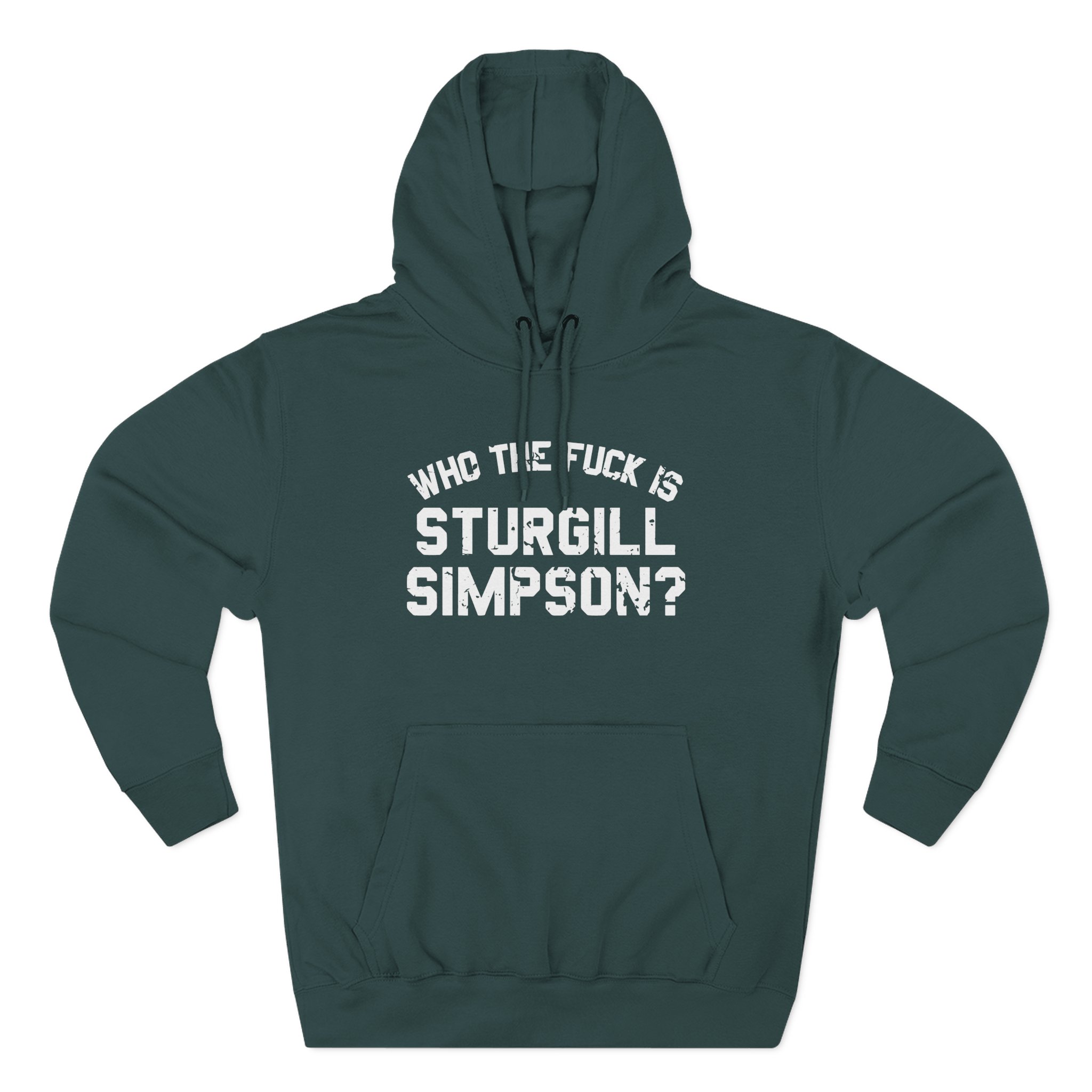Sturgill Simpson Who The F*ck Is Sturgill Simpson Three-Panel Fleece Hoodie