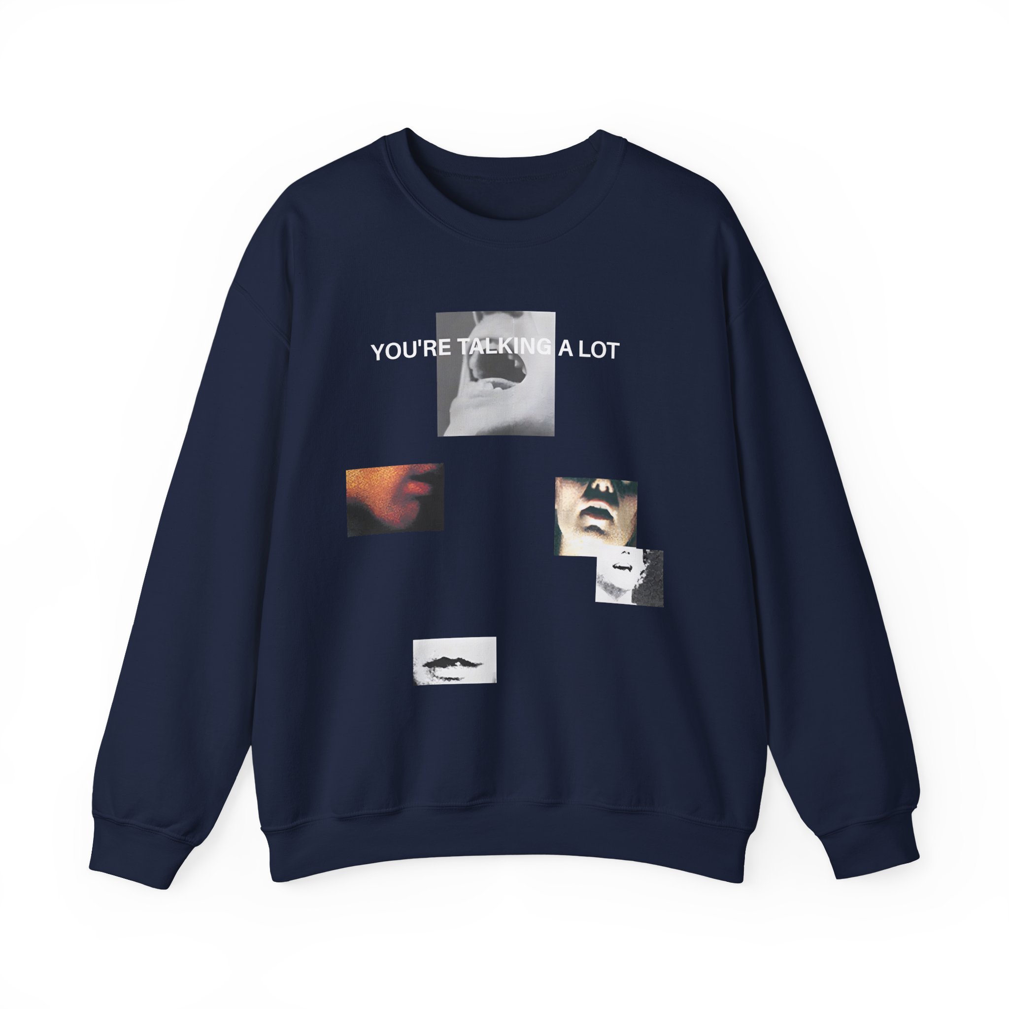 Talking Heads You're Talking a Lot Unisex Heavy Blendâ„¢ Crewneck Sweatshirt