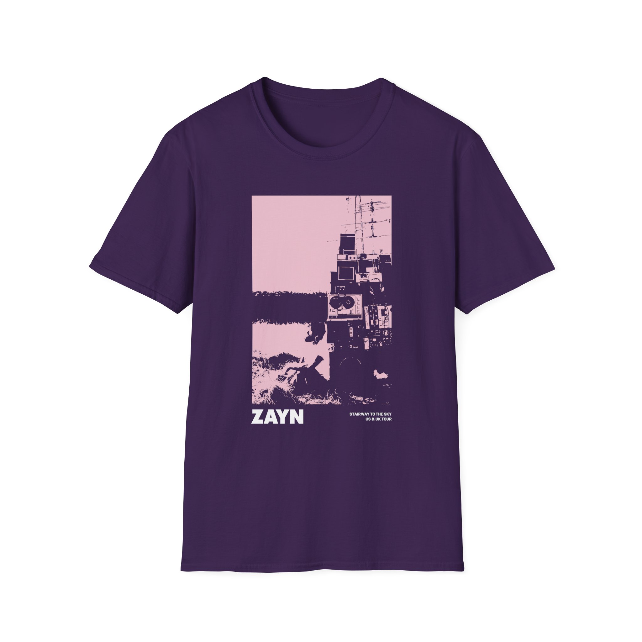 Zayn Malik Antenna Itin Faded Unisex Softstyle T-Shirt