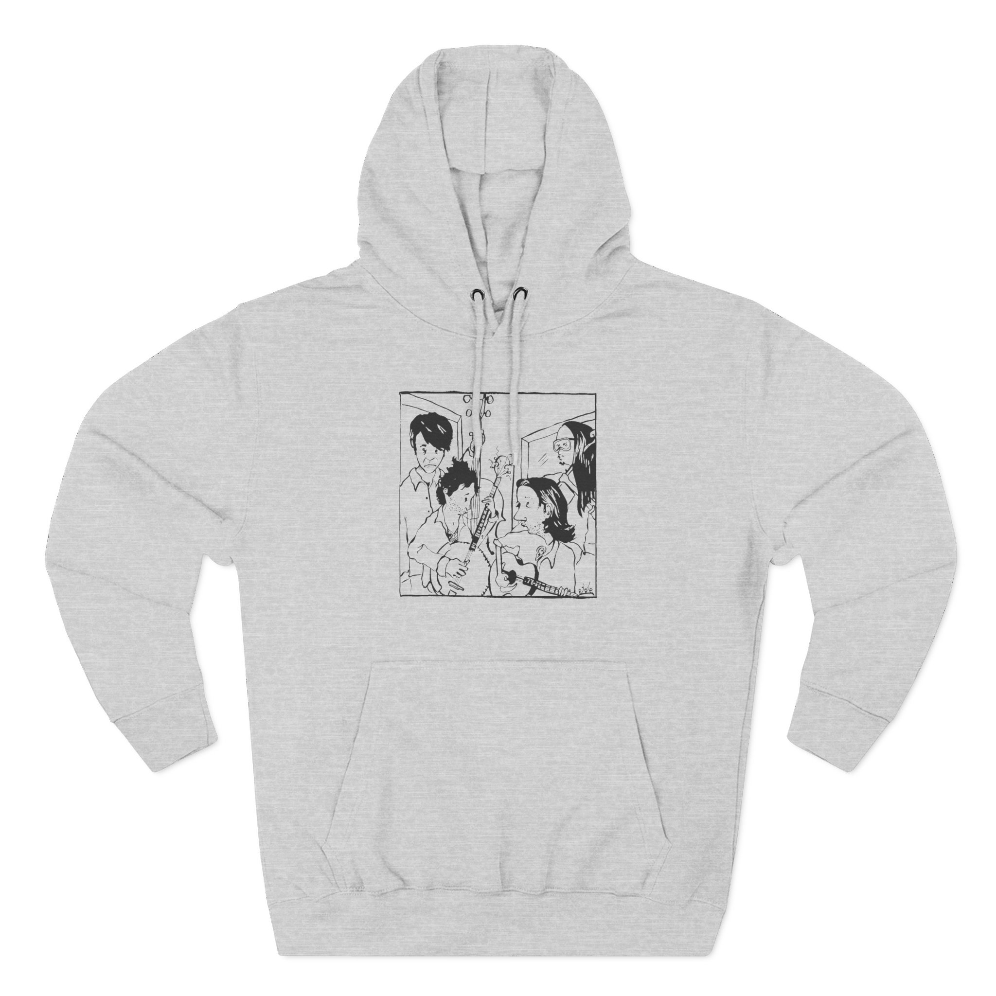 Avett Brothers Seth Drawing Three-Panel Fleece Hoodie