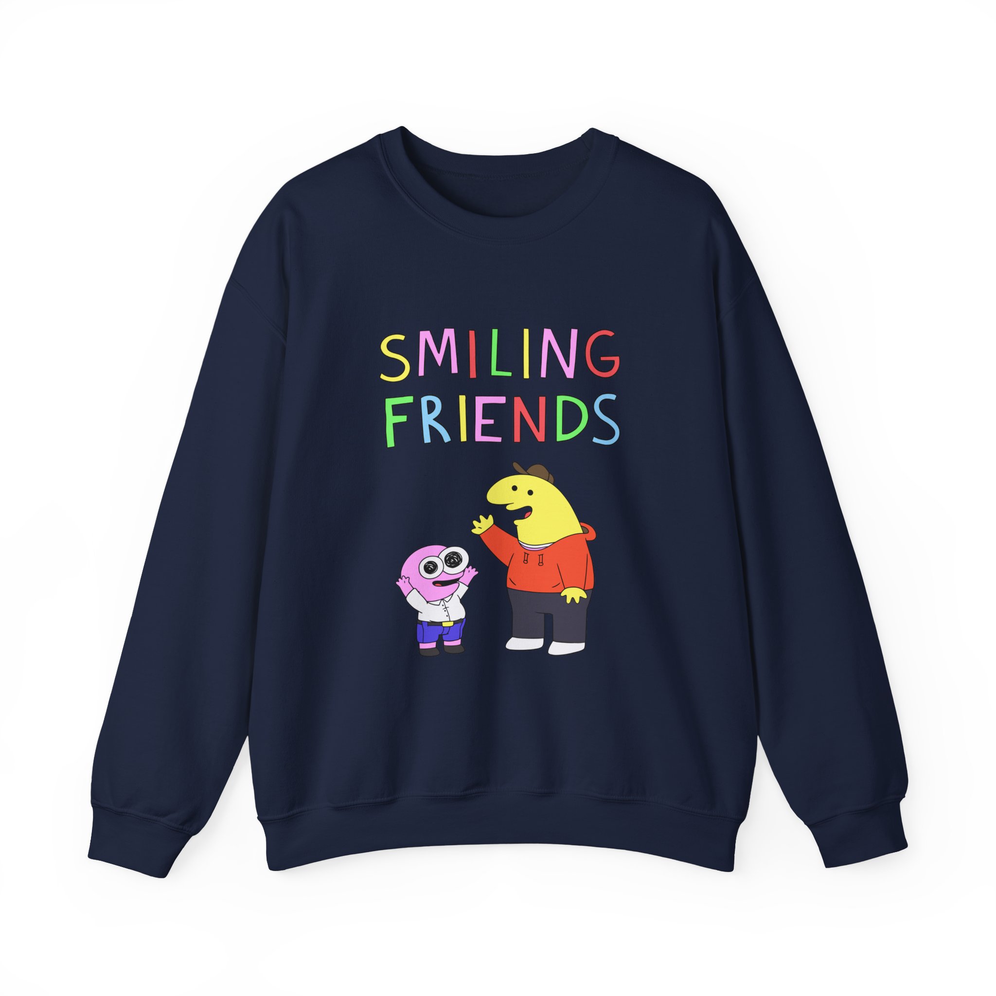 Smiling Friends Charlie Pim Allan Glep Unisex Heavy Blend Crewneck Sweatshirt