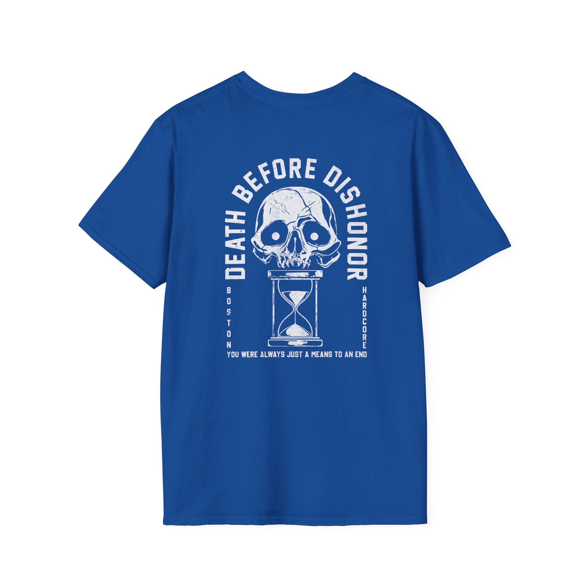 Death Before Dishonor Hourglass Unisex Softstyle T-Shirt