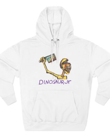 Dinosaur Jr Start Choppin Three-Panel Fleece Hoodie