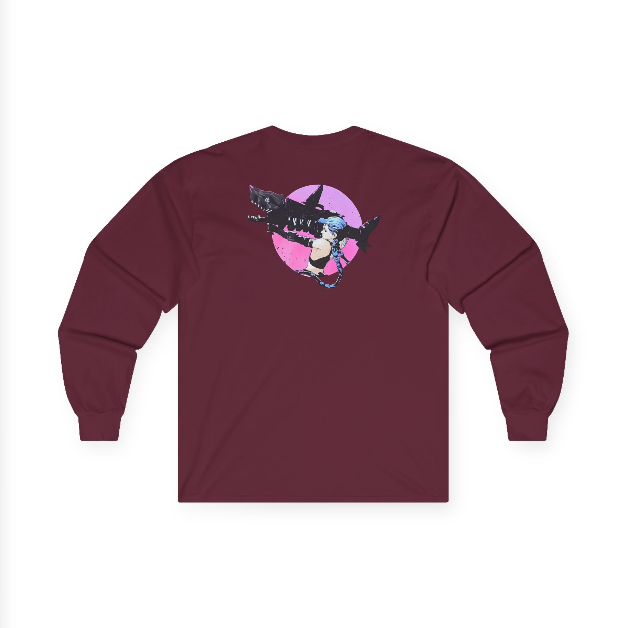 Jinx Arcane Gun Unisex Ultra Cotton Long Sleeve Tee