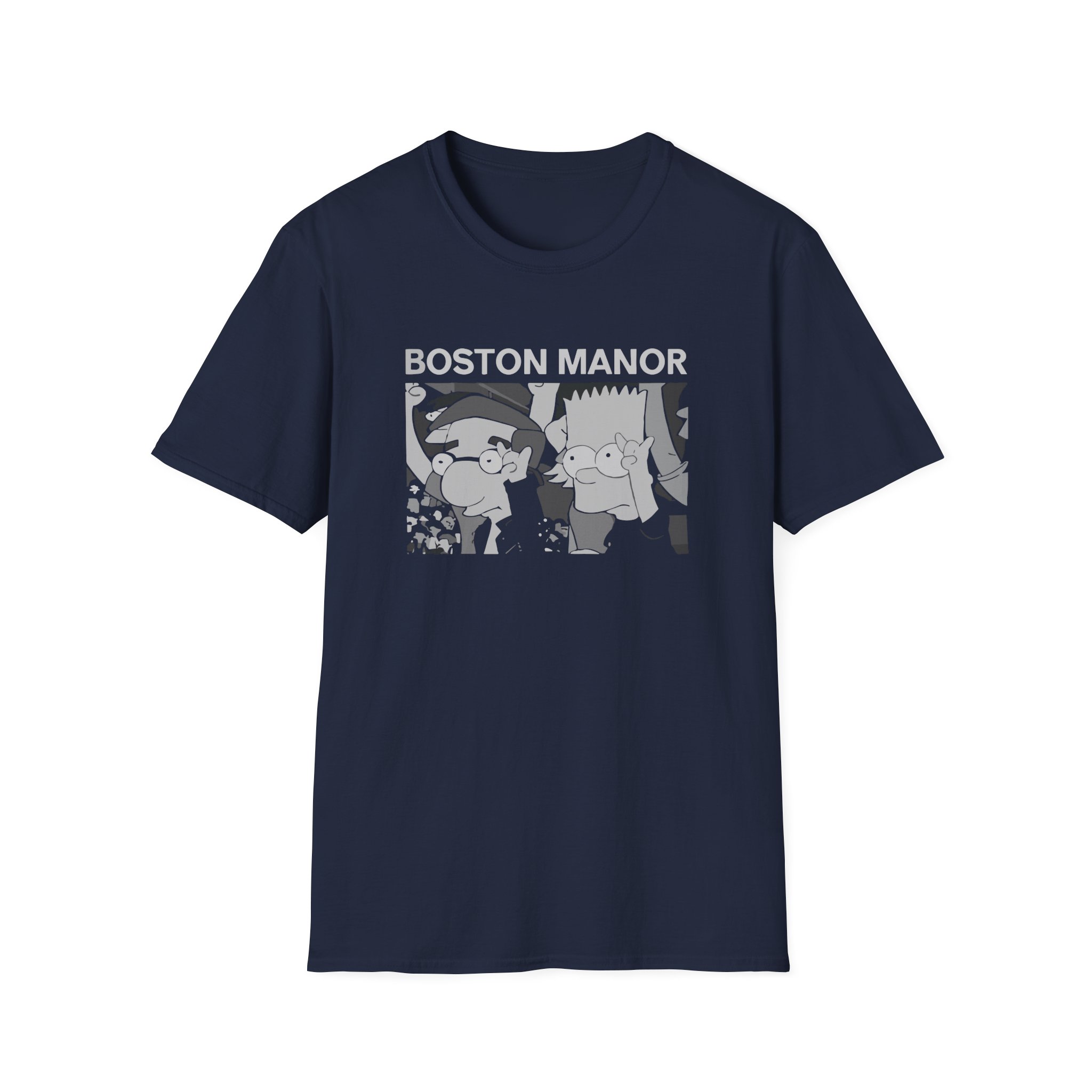 Boston Manor Simpsons Unisex Softstyle T-Shirt
