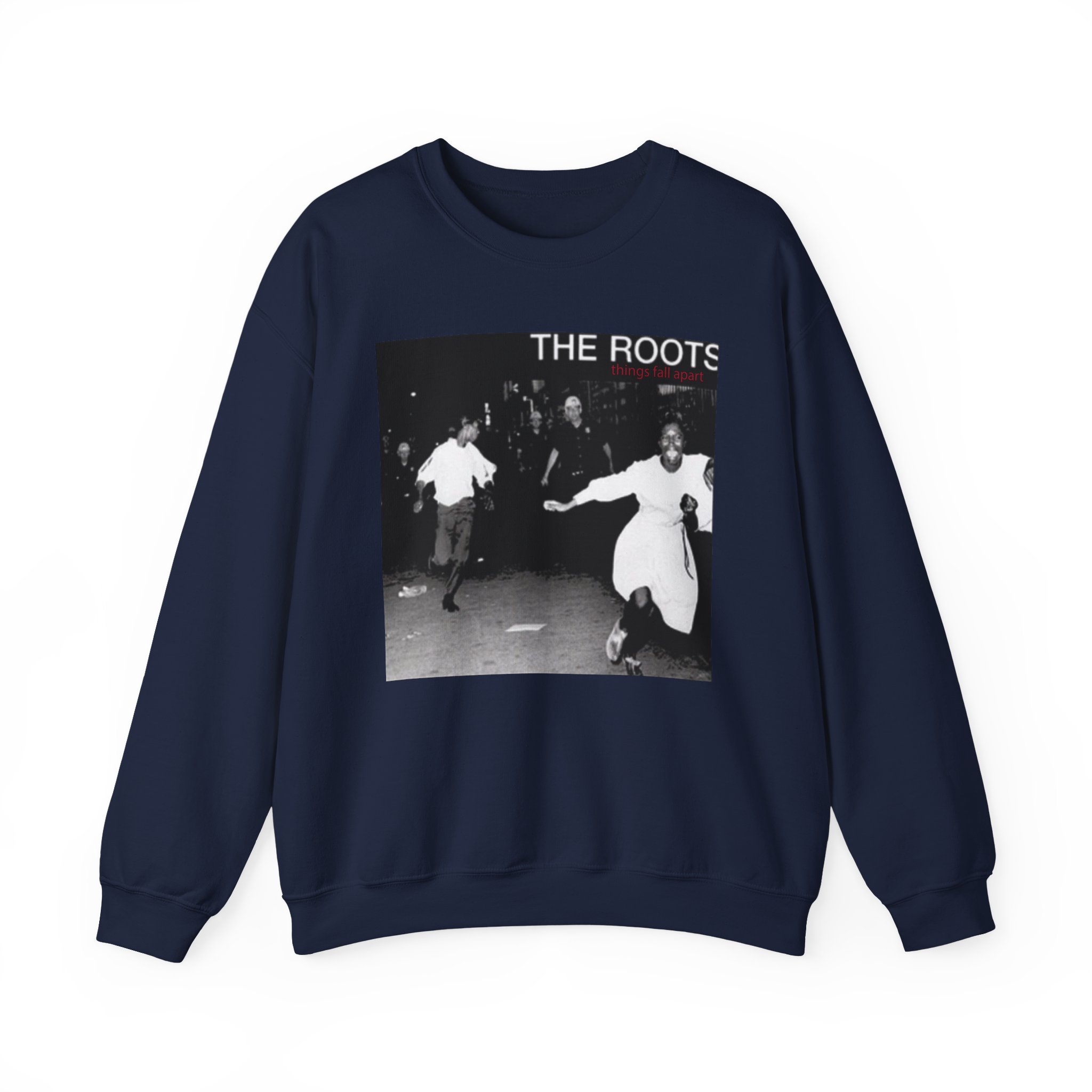 The Roots Things Fall Apart Album Cover Unisex Heavy Blendâ„¢ Crewneck Sweatshirt