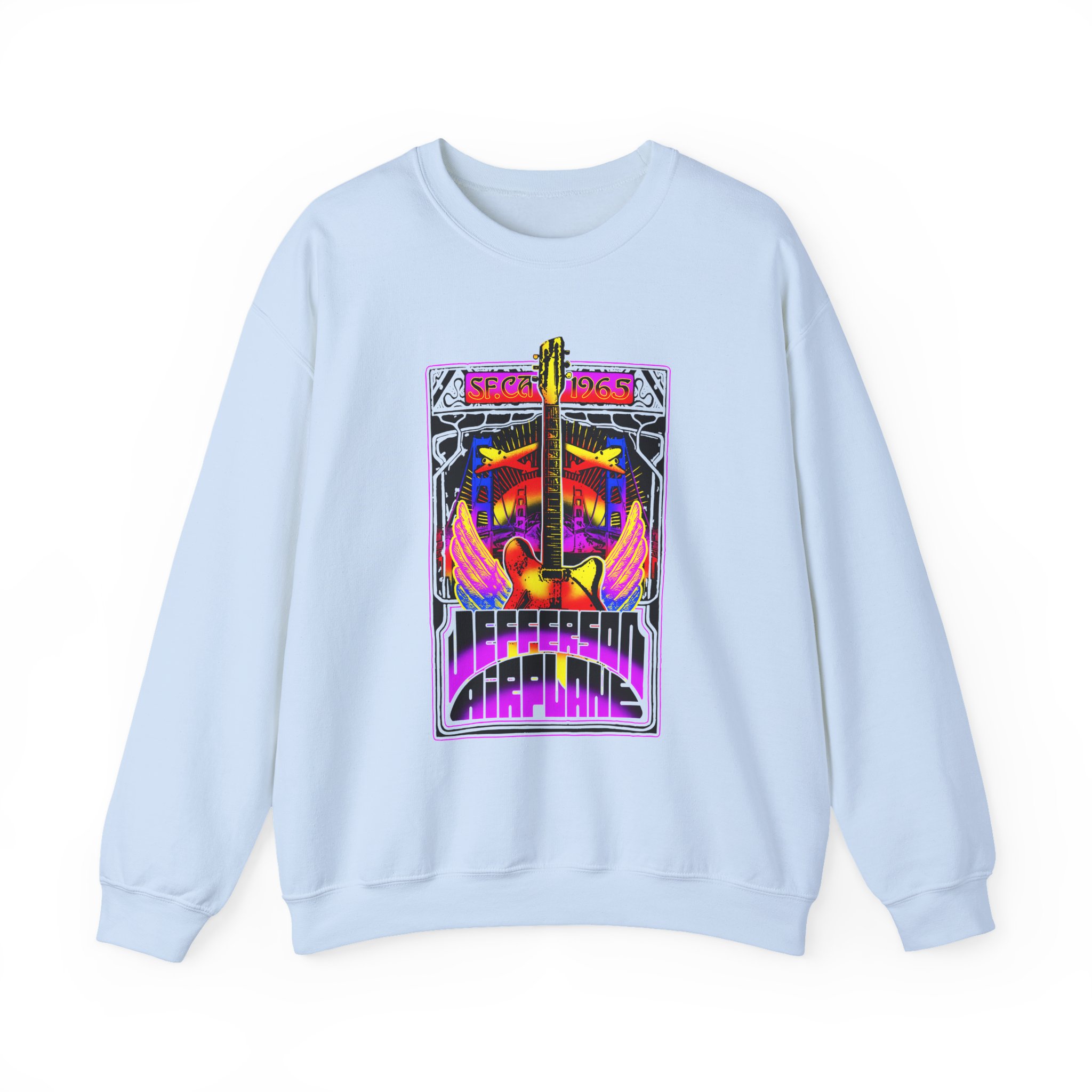 Jefferson Airplane San Francisco 1965 Unisex Heavy Blendâ„¢ Crewneck Sweatshirt