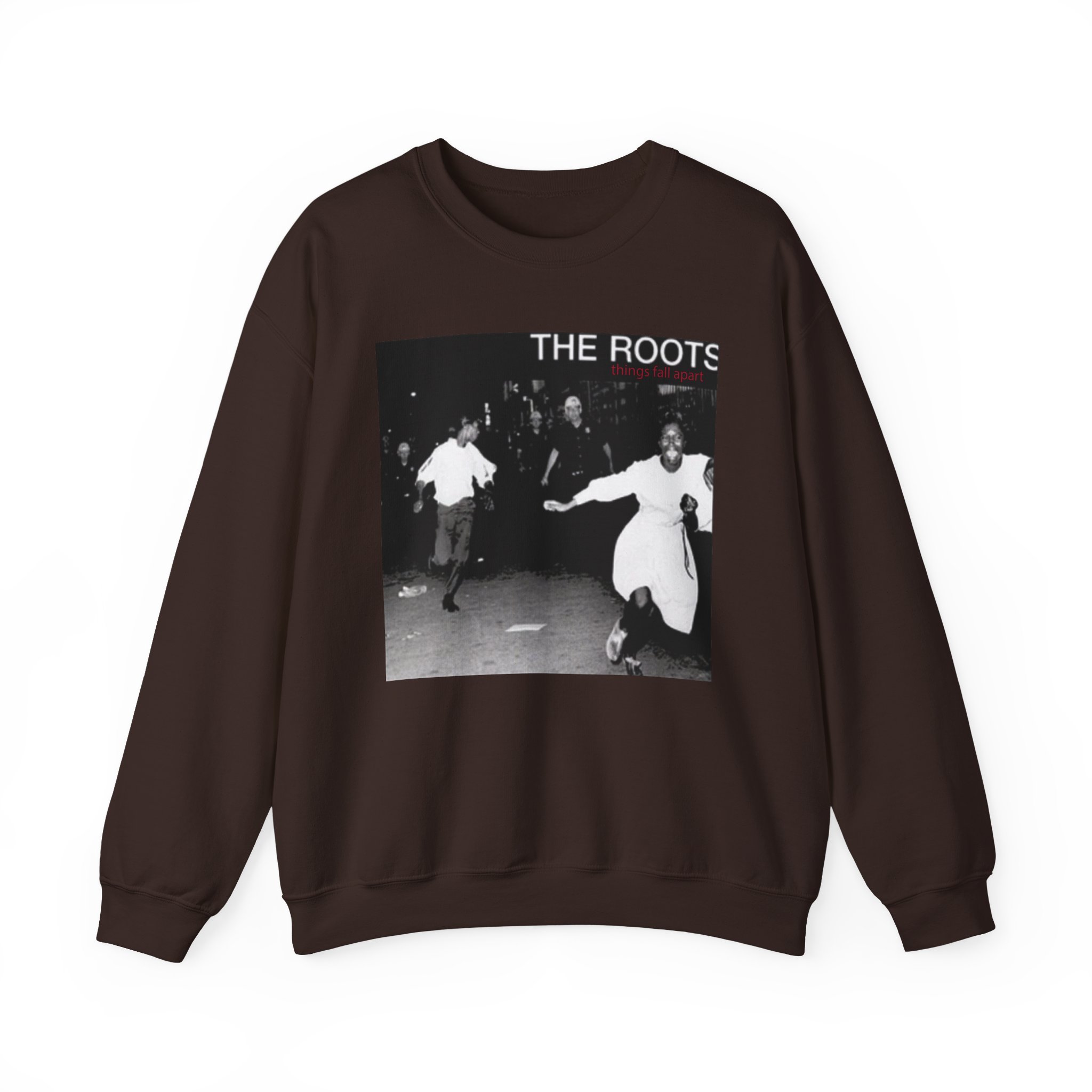 The Roots Things Fall Apart Album Cover Unisex Heavy Blendâ„¢ Crewneck Sweatshirt