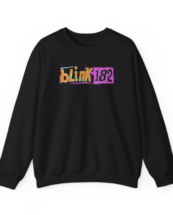 Blink 182 Logo Green Unisex Heavy Blend™ Crewneck Sweatshirt