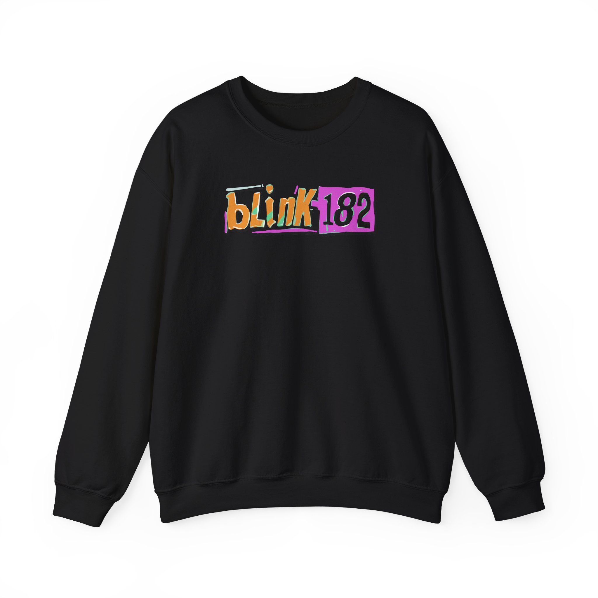 Blink 182 Logo Green Unisex Heavy Blendâ„¢ Crewneck Sweatshirt