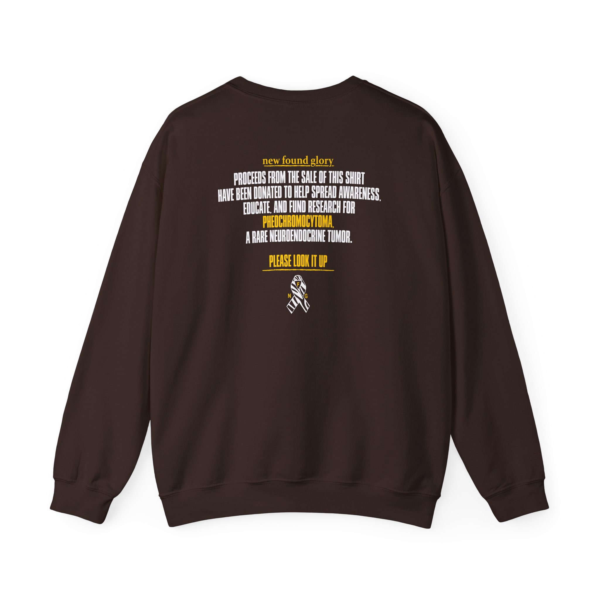 New Found Glory Pheochromocytoma Charity Unisex Heavy Blendâ„¢ Crewneck Sweatshirt