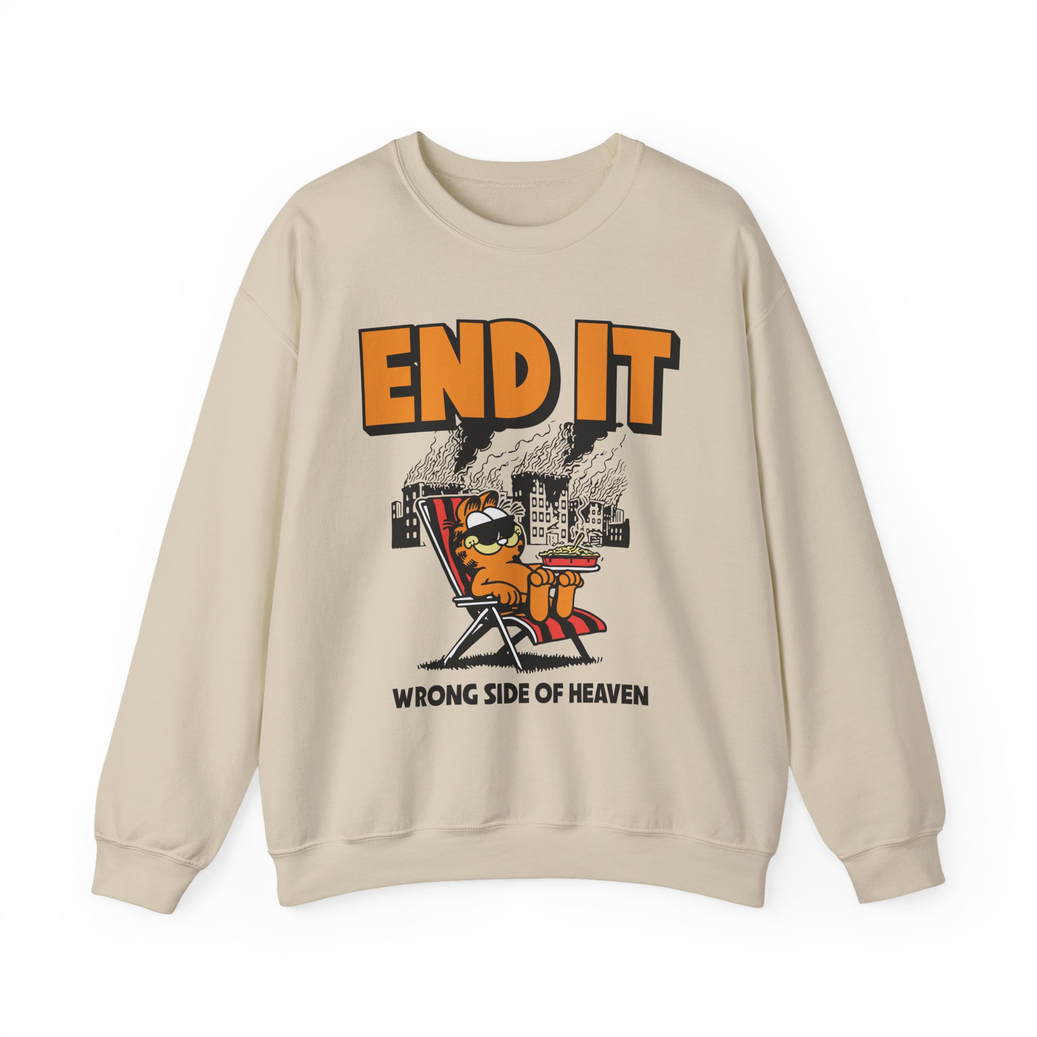 End It Garfield Unisex Heavy Blendâ„¢ Crewneck Sweatshirt