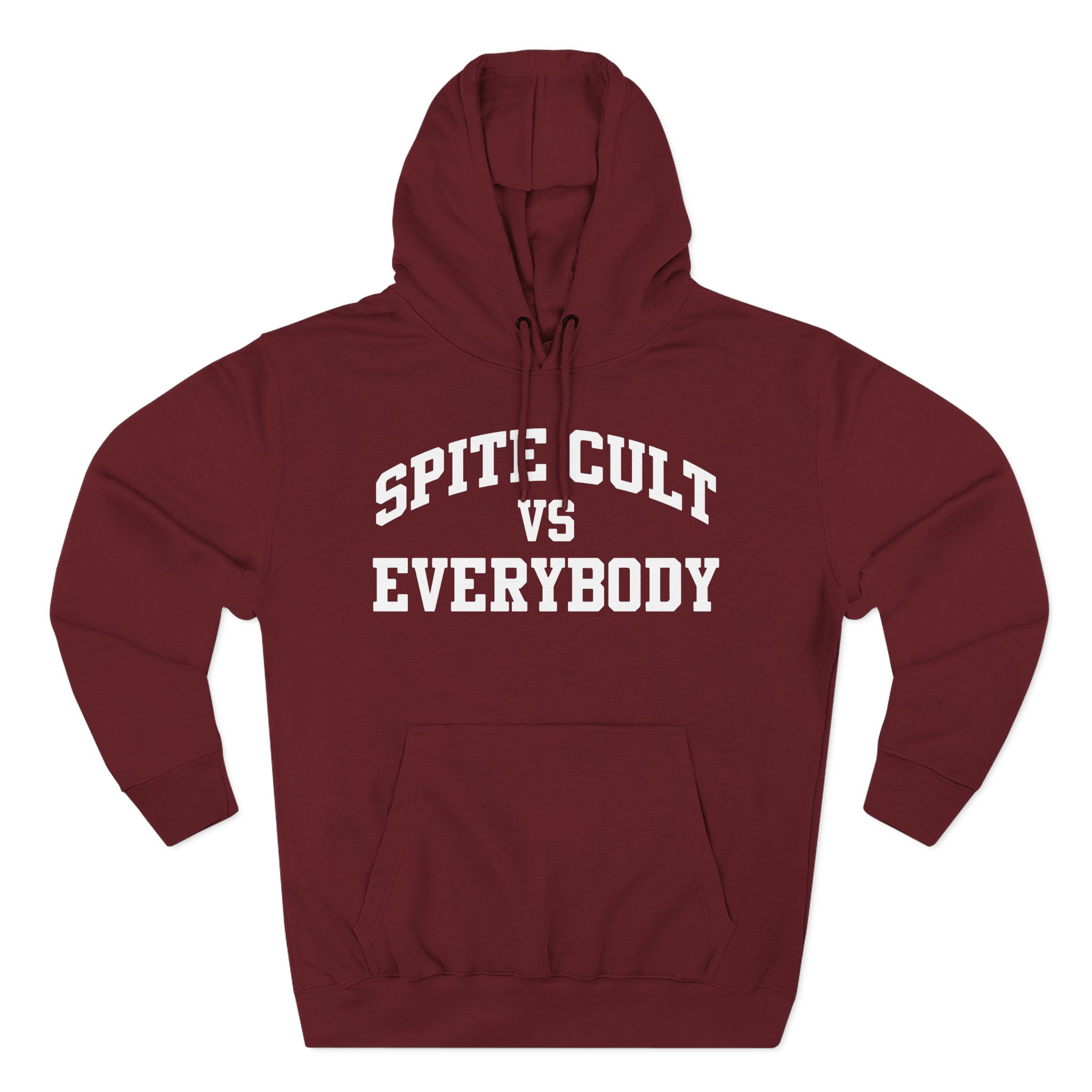 Spite Sc vs Everybody Three-Panel Fleece Hoodie
