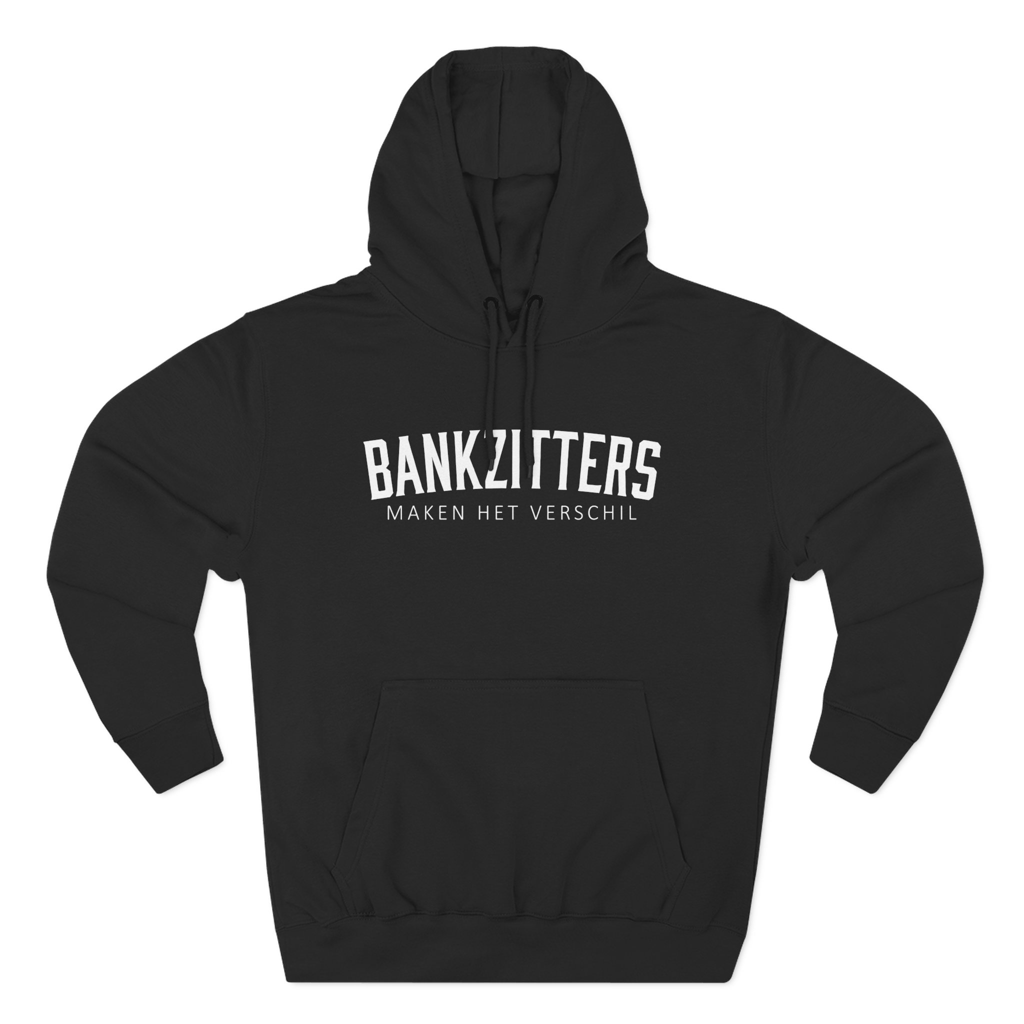 Bankzitters Maken Het Verschil Three-Panel Fleece Hoodie