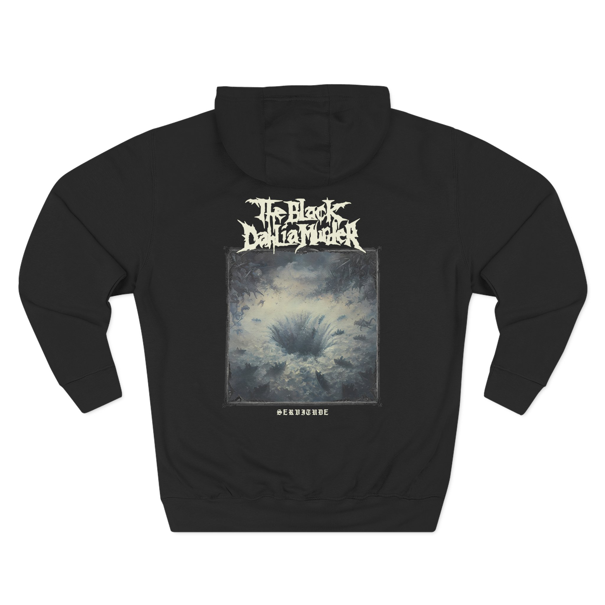 The Black Dahlia Murder Servitude Three-Panel Fleece Hoodie