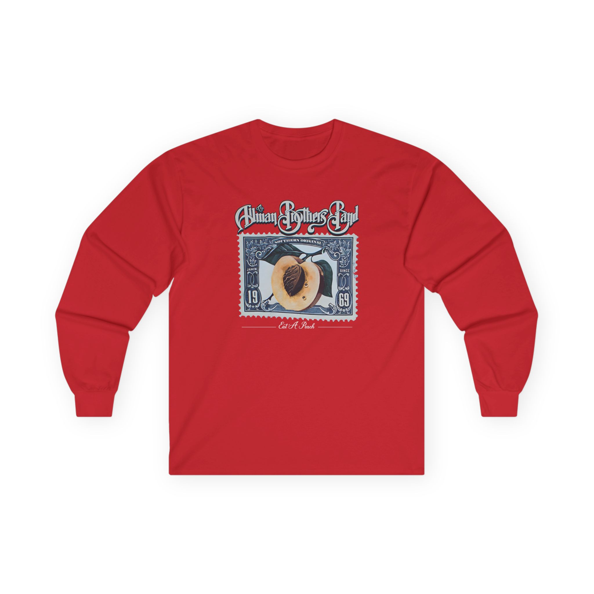 The Allman Brothers Peach Stamp Unisex Ultra Cotton Long Sleeve Tee