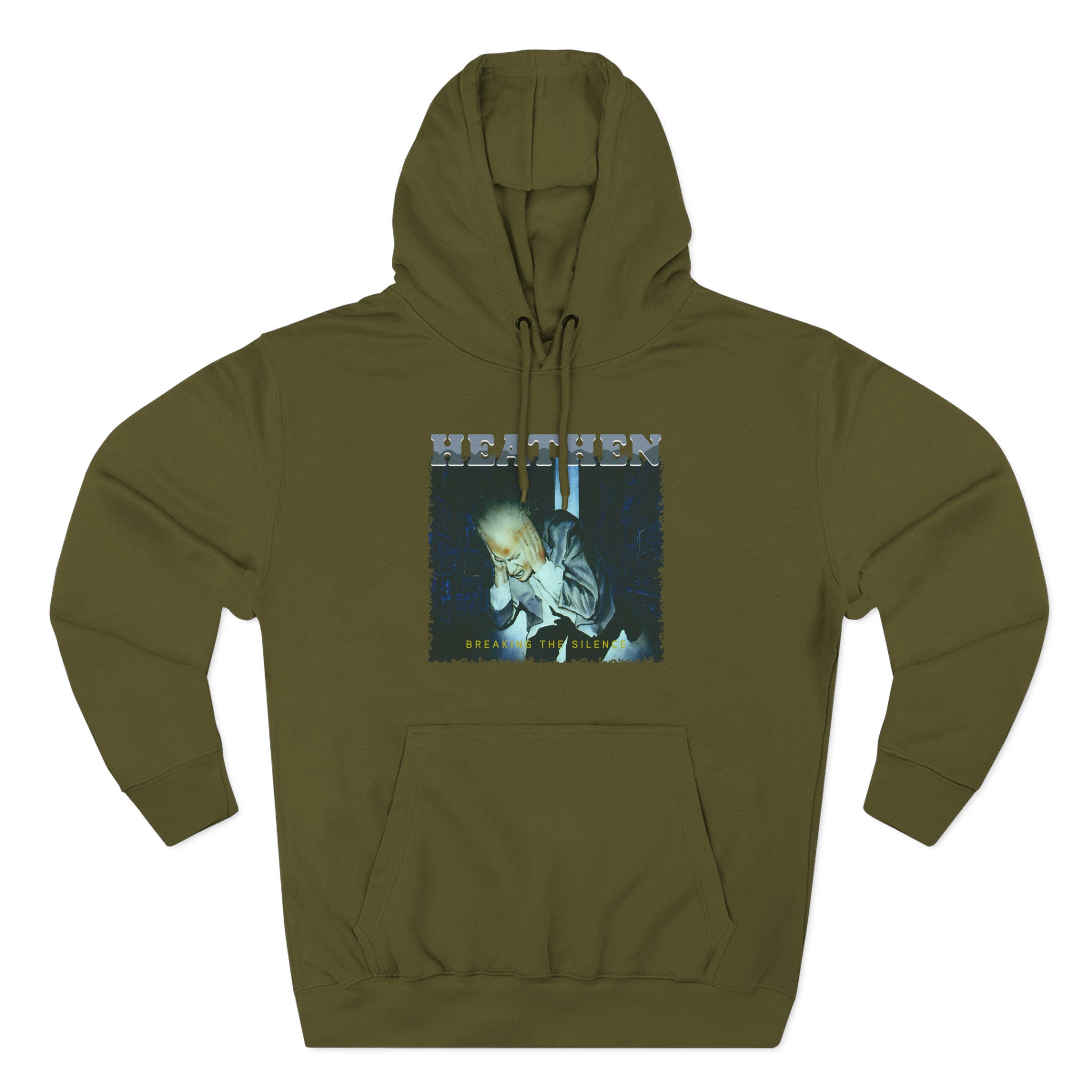 Heathen Breaking The Silence Three-Panel Fleece Hoodie