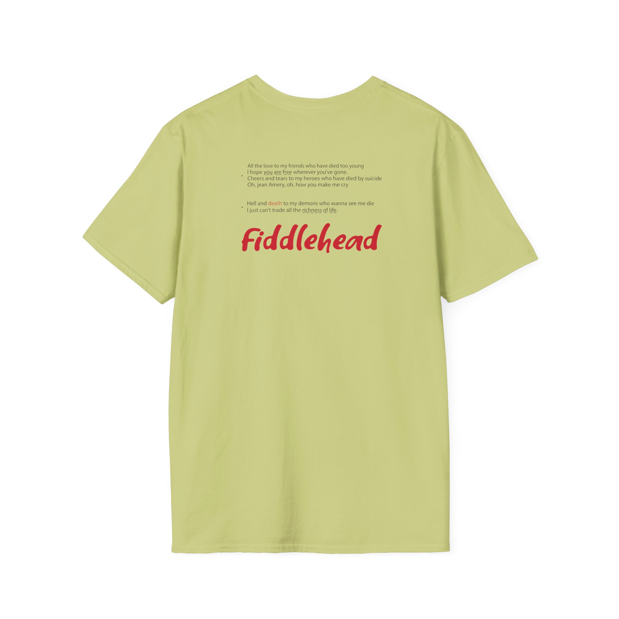 Fiddlehead Jean Emery Unisex Softstyle T-Shirt