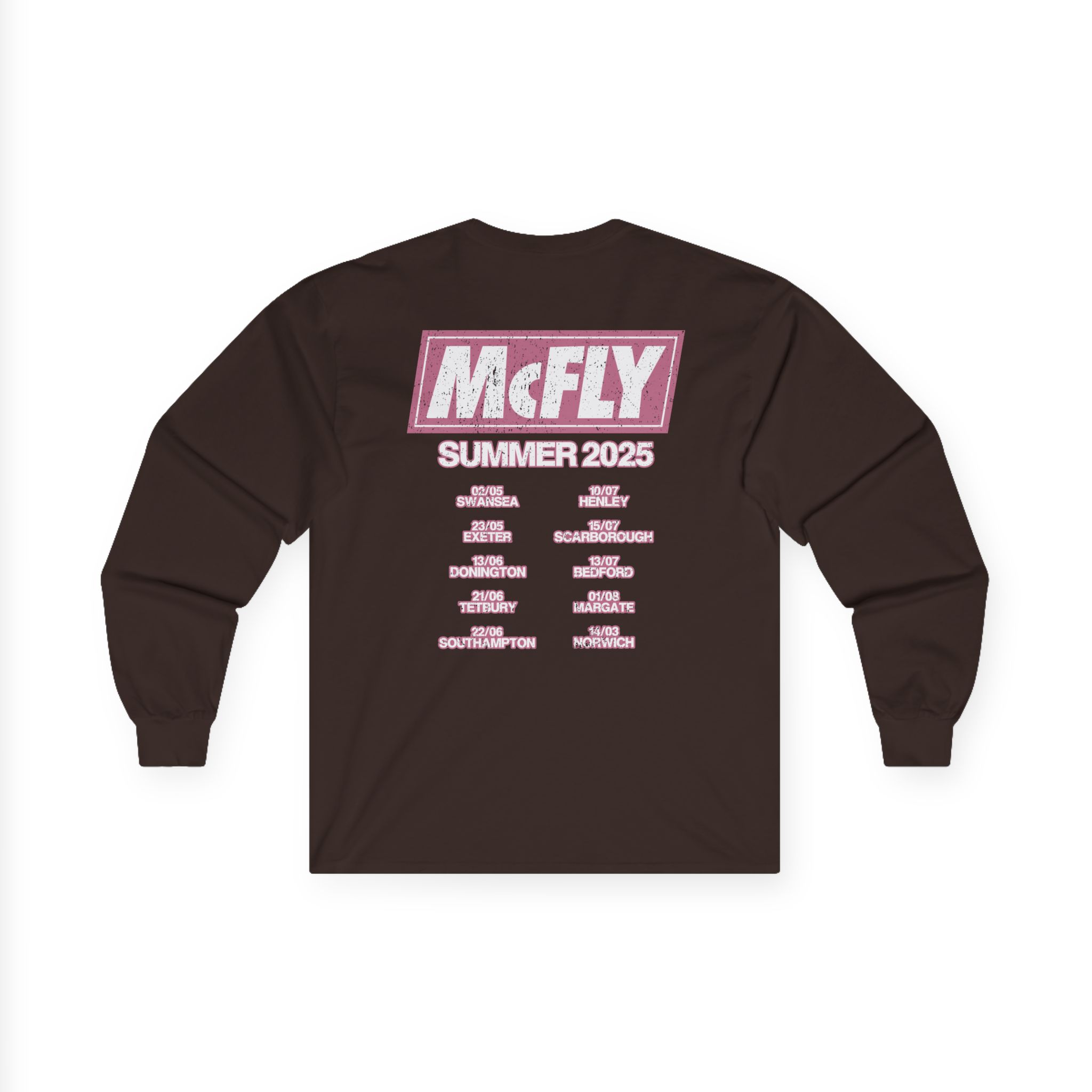 Mcfly Summer 2025 Tour Unisex Ultra Cotton Long Sleeve Tee