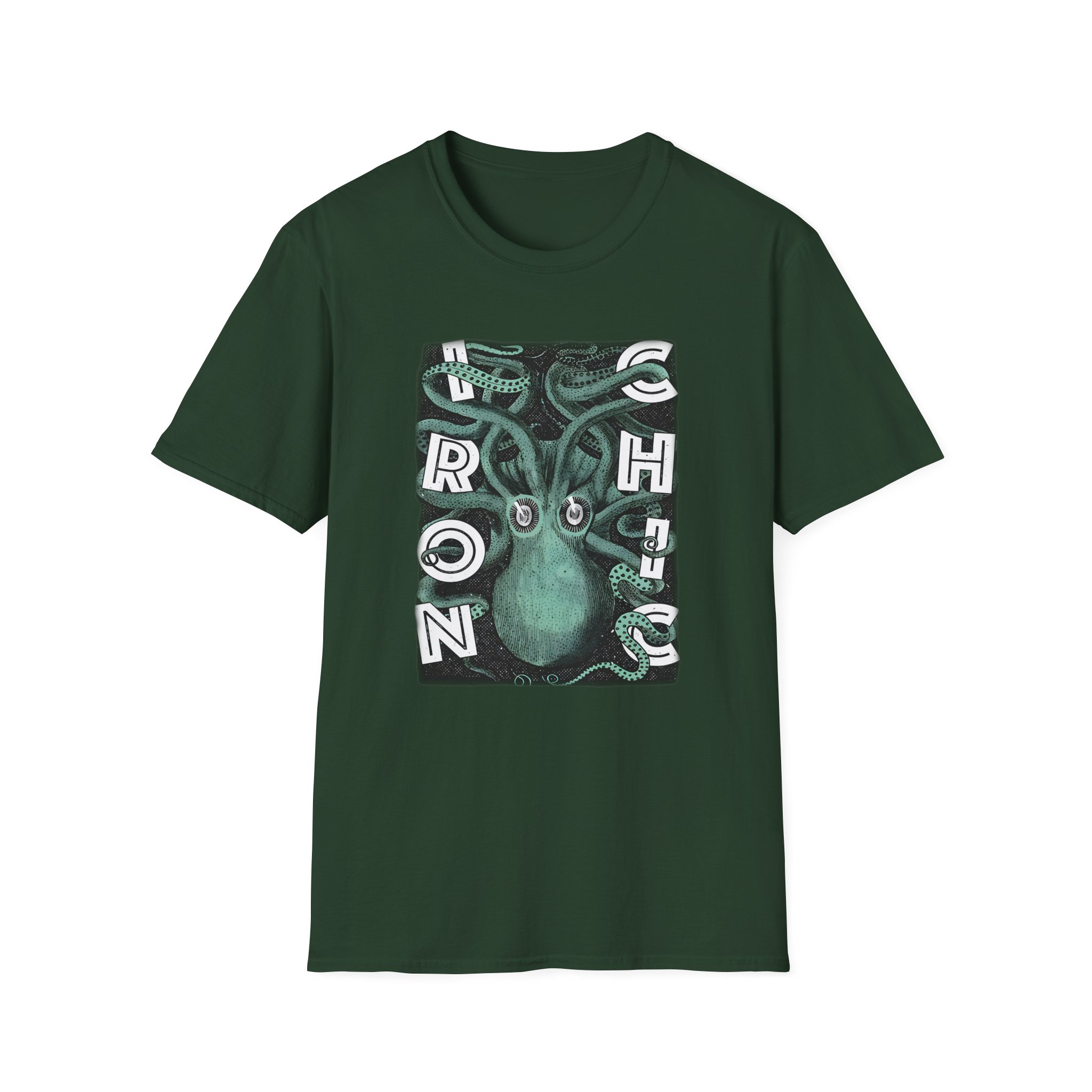 Iron Chic Octopus Unisex Softstyle T-Shirt