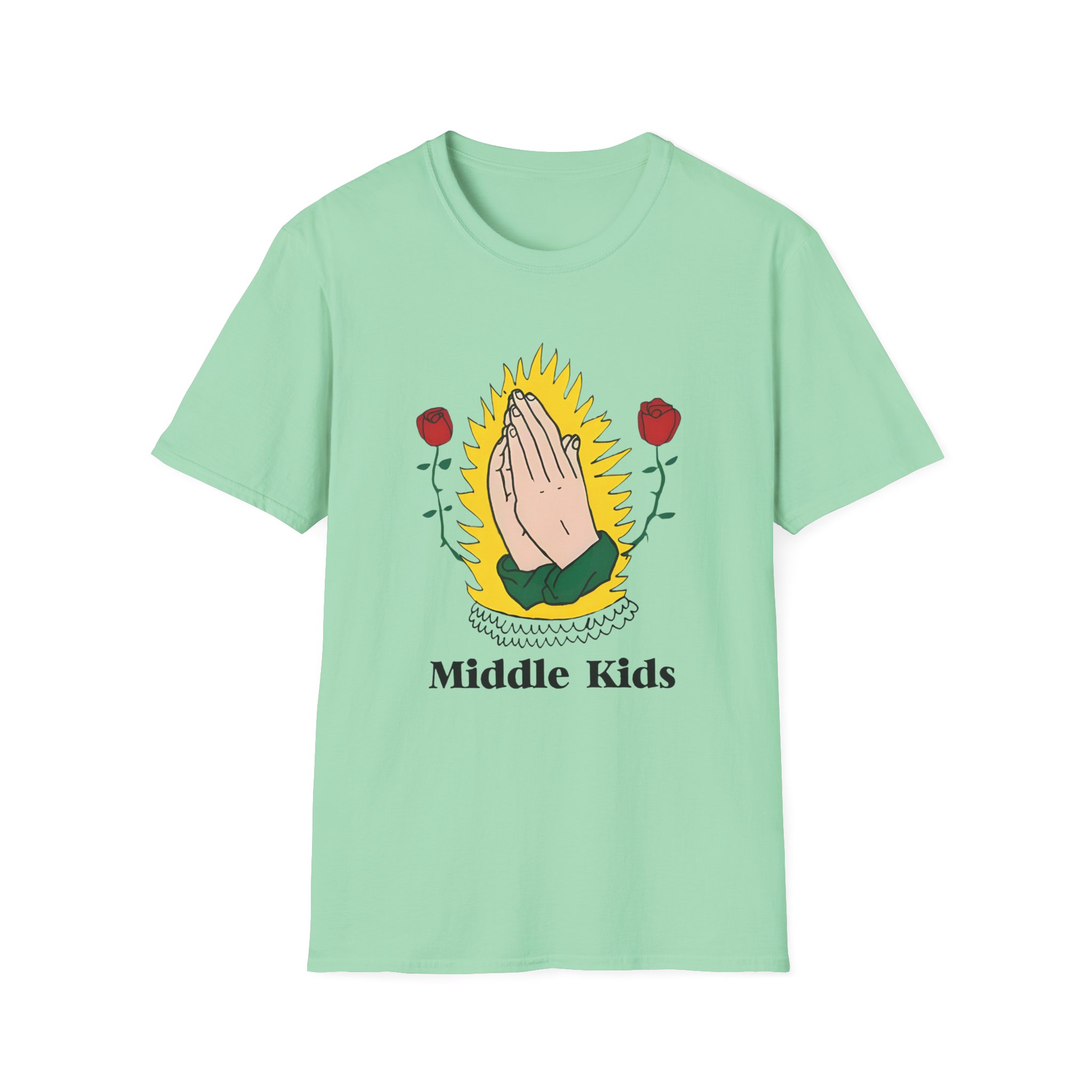 Middle Kids Praying Hands Unisex Softstyle T-Shirt
