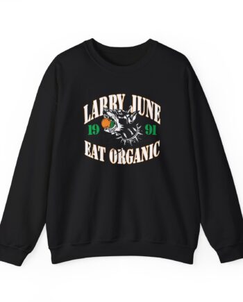 Larry June Eat Organic Unisex Heavy Blend™ Crewneck Sweatshirt