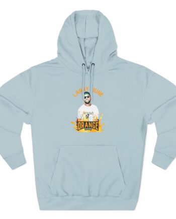 Larry June Three-Panel Fleece Hoodie