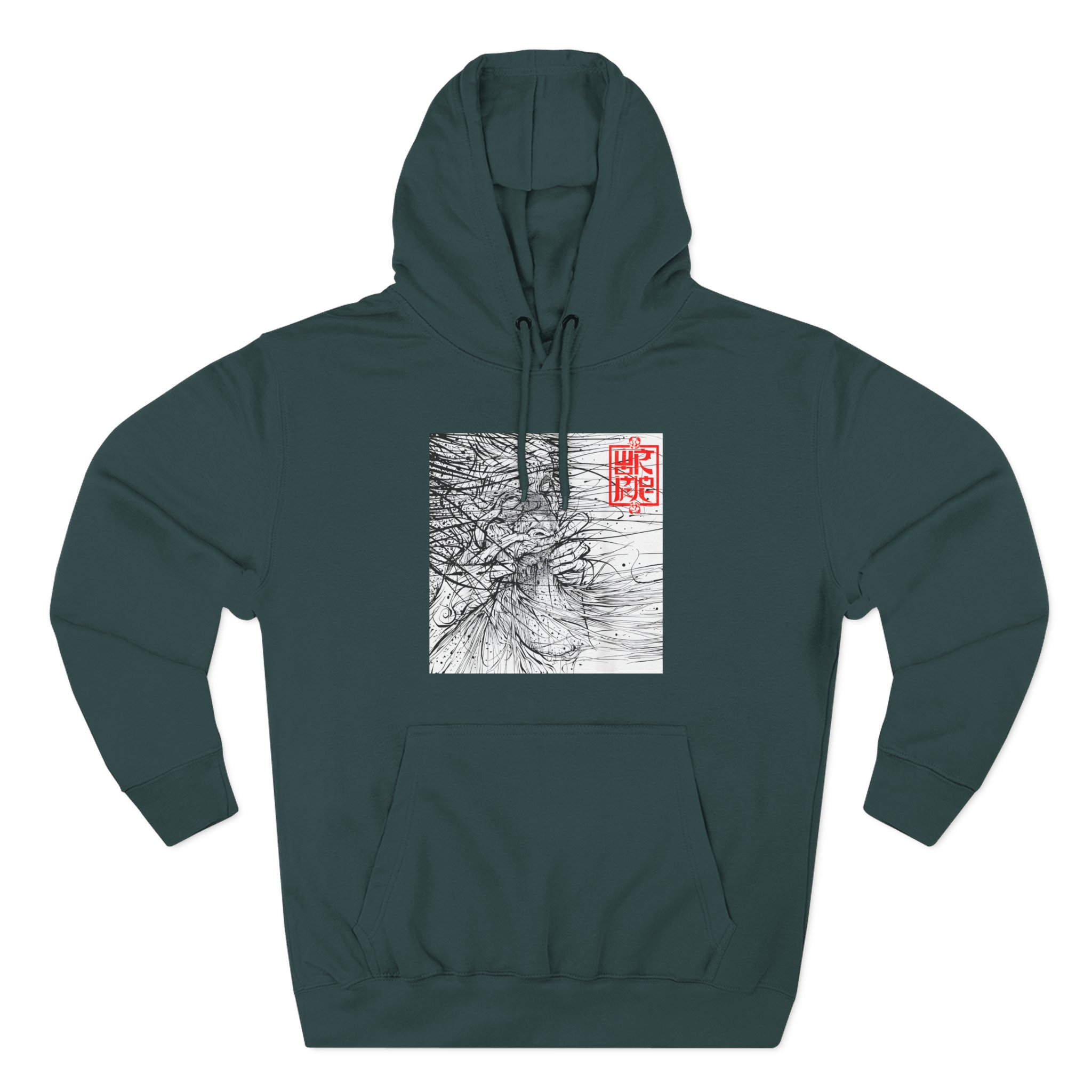 Wormrot Jawripper Three-Panel Fleece Hoodie