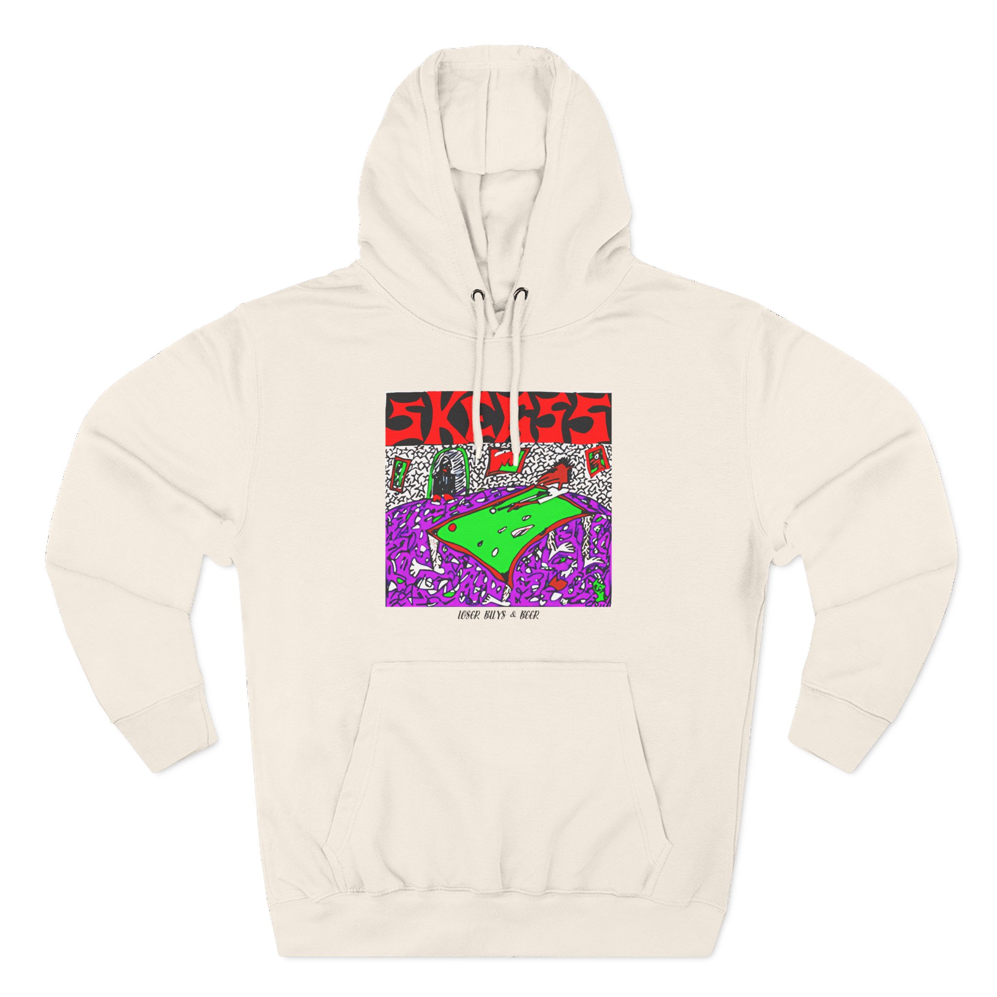 Skegss Pool Three-Panel Fleece Hoodie